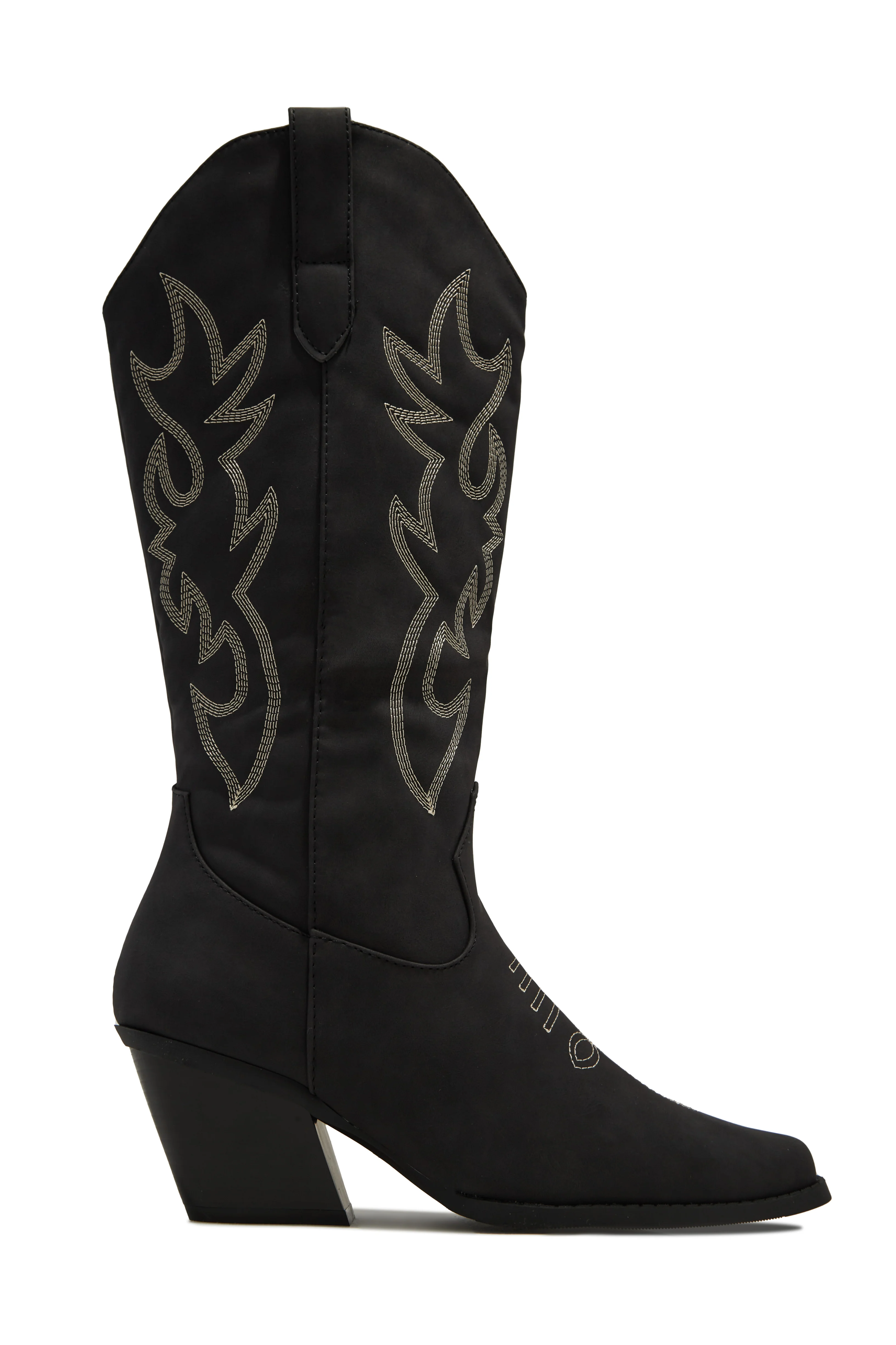 Abby Cowgirl Boots - Denim - Image 7