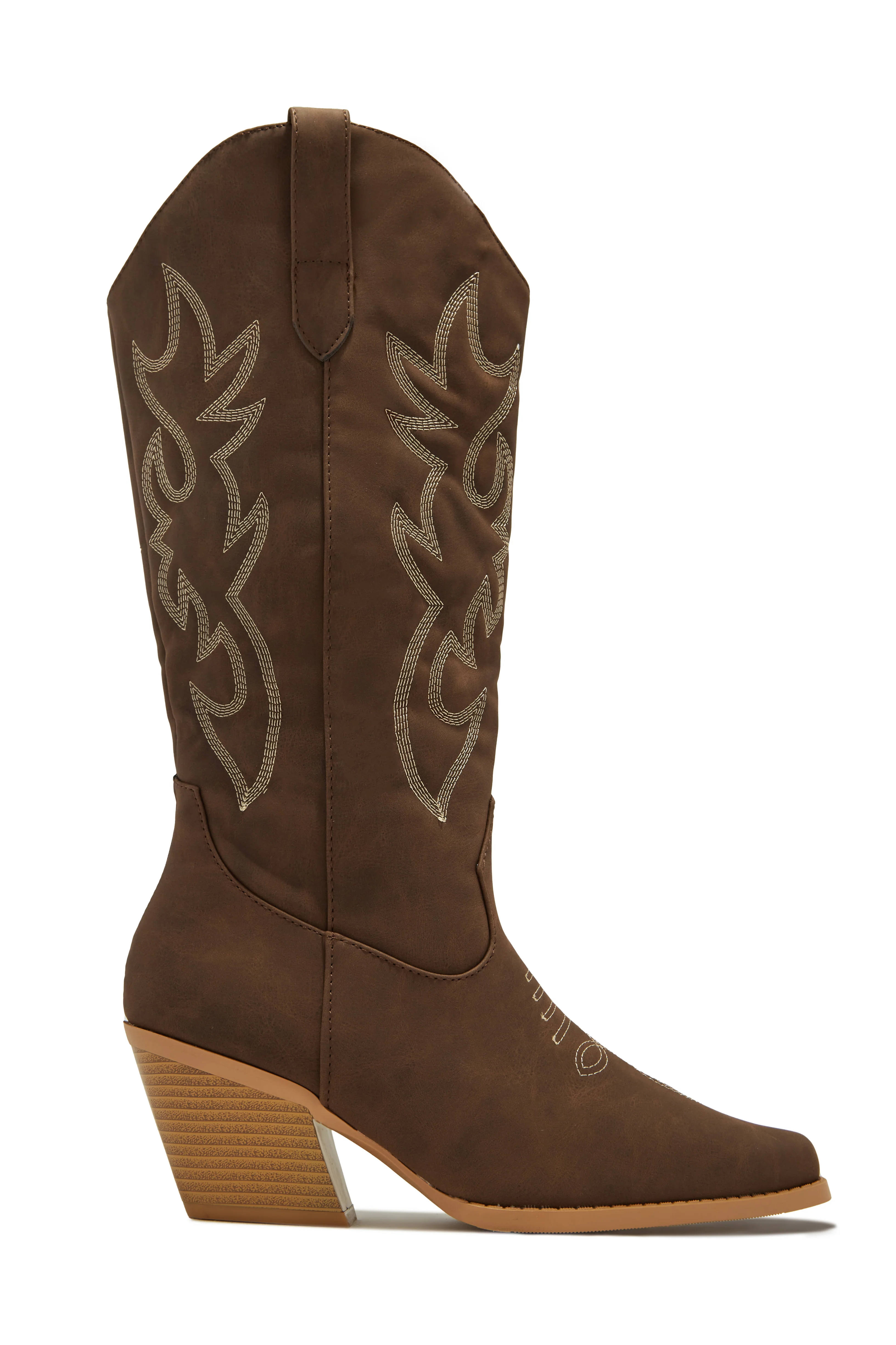 Abby Cowgirl Boots - Denim - Image 8