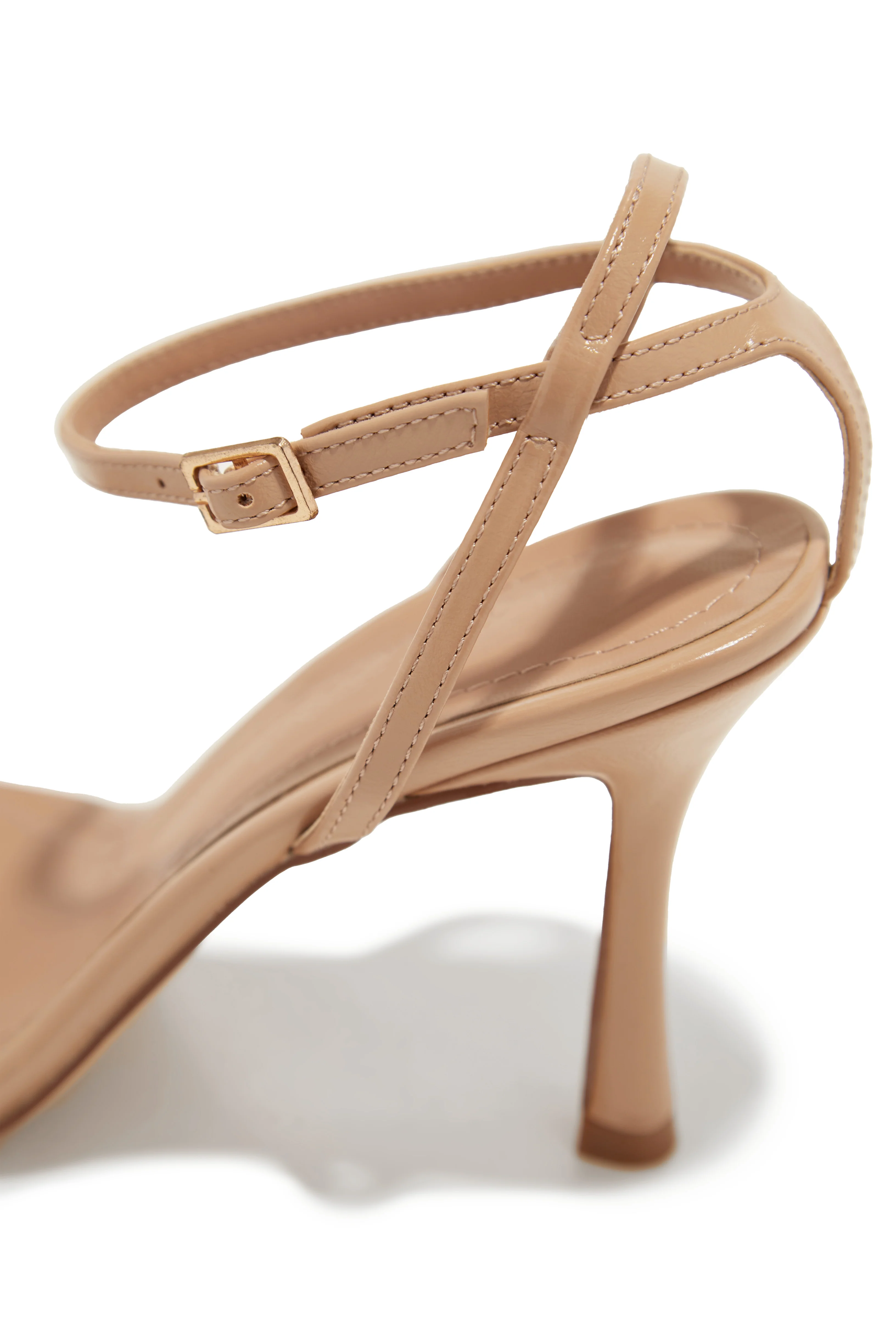 Adrienne Single Sole Heels - Nude - Image 4