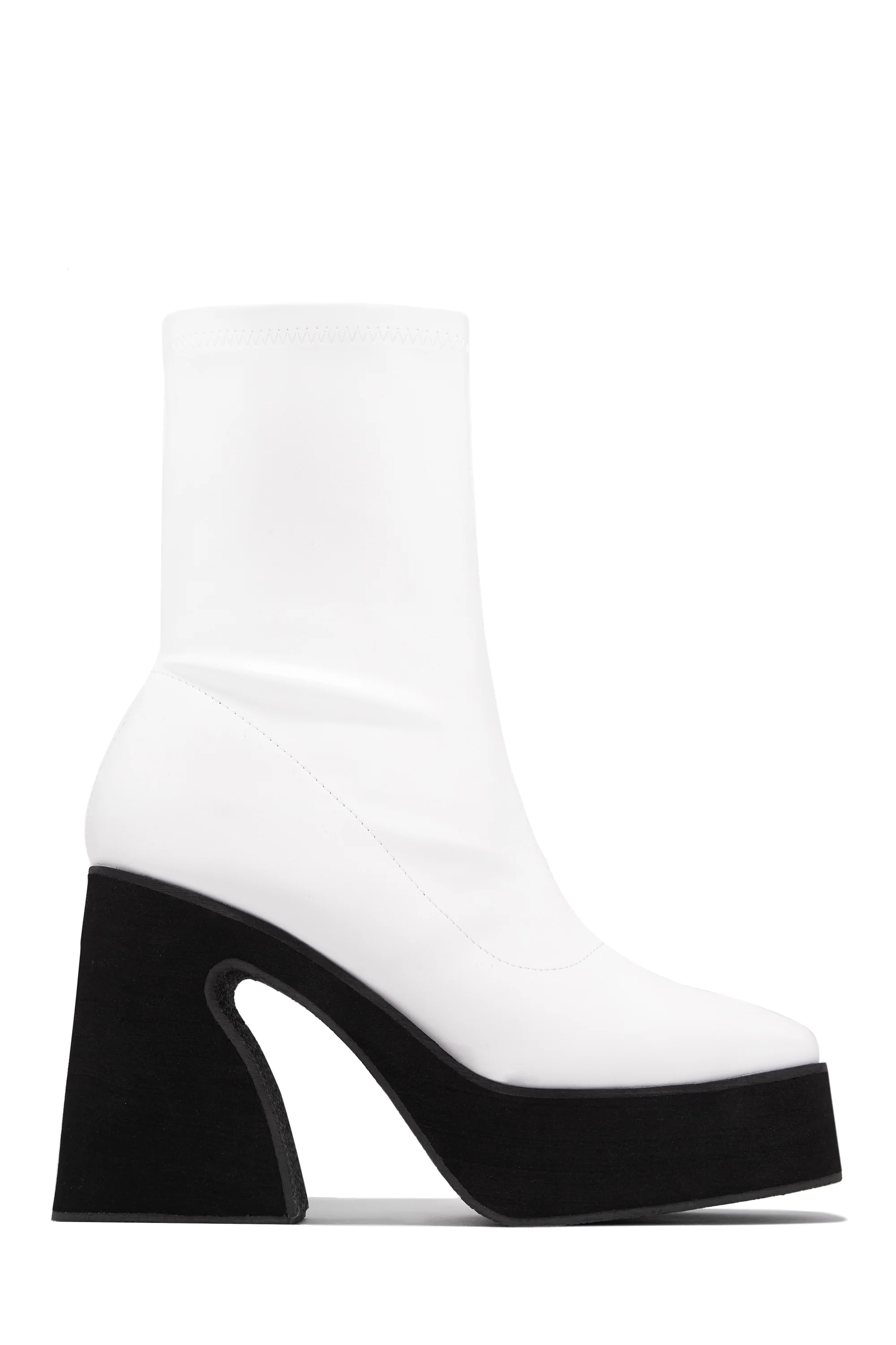After Hours Block Heel Ankle Boots - Gold - Image 8