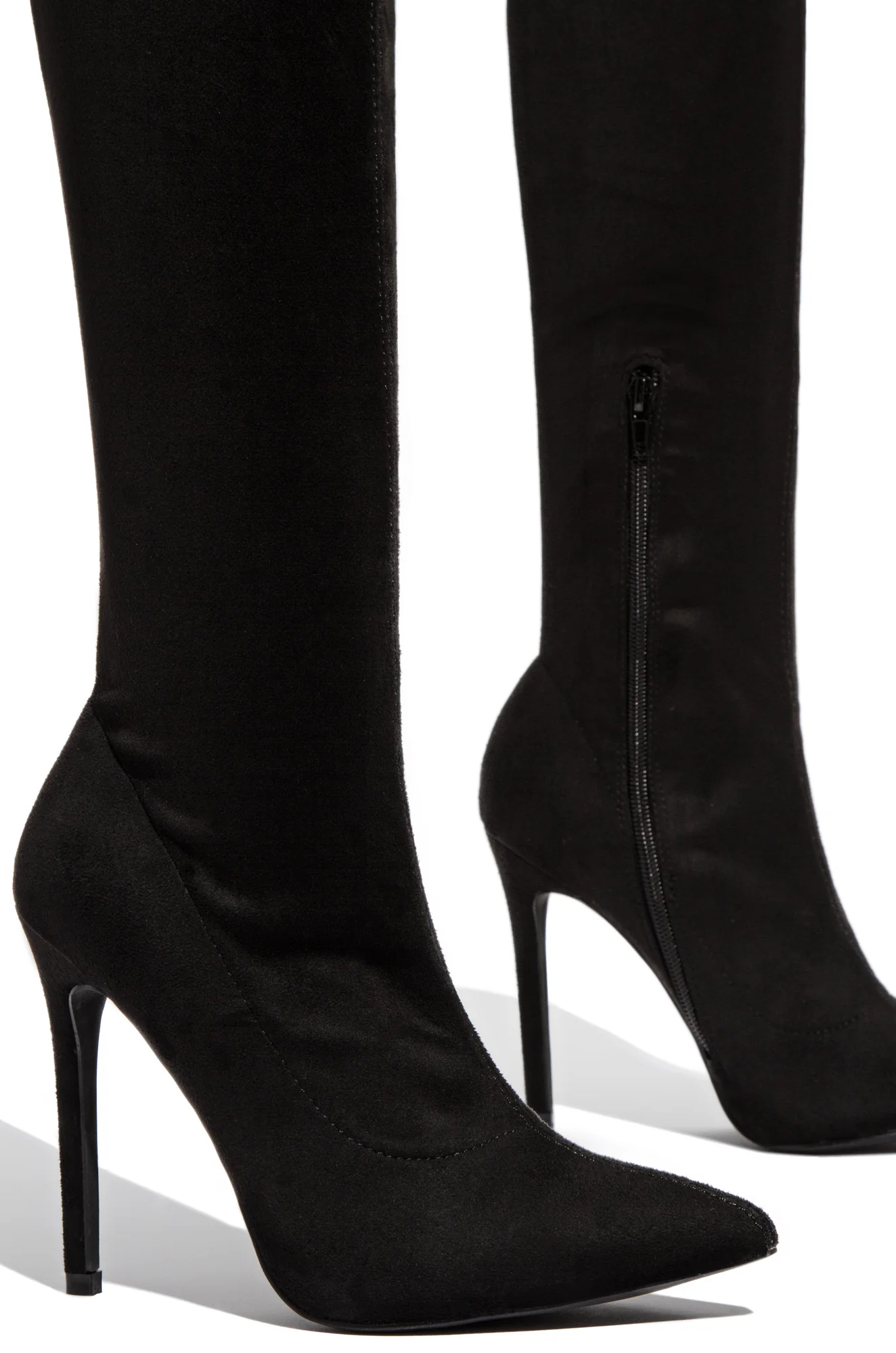 Aim High Over The Knee Boots - Black - Image 10