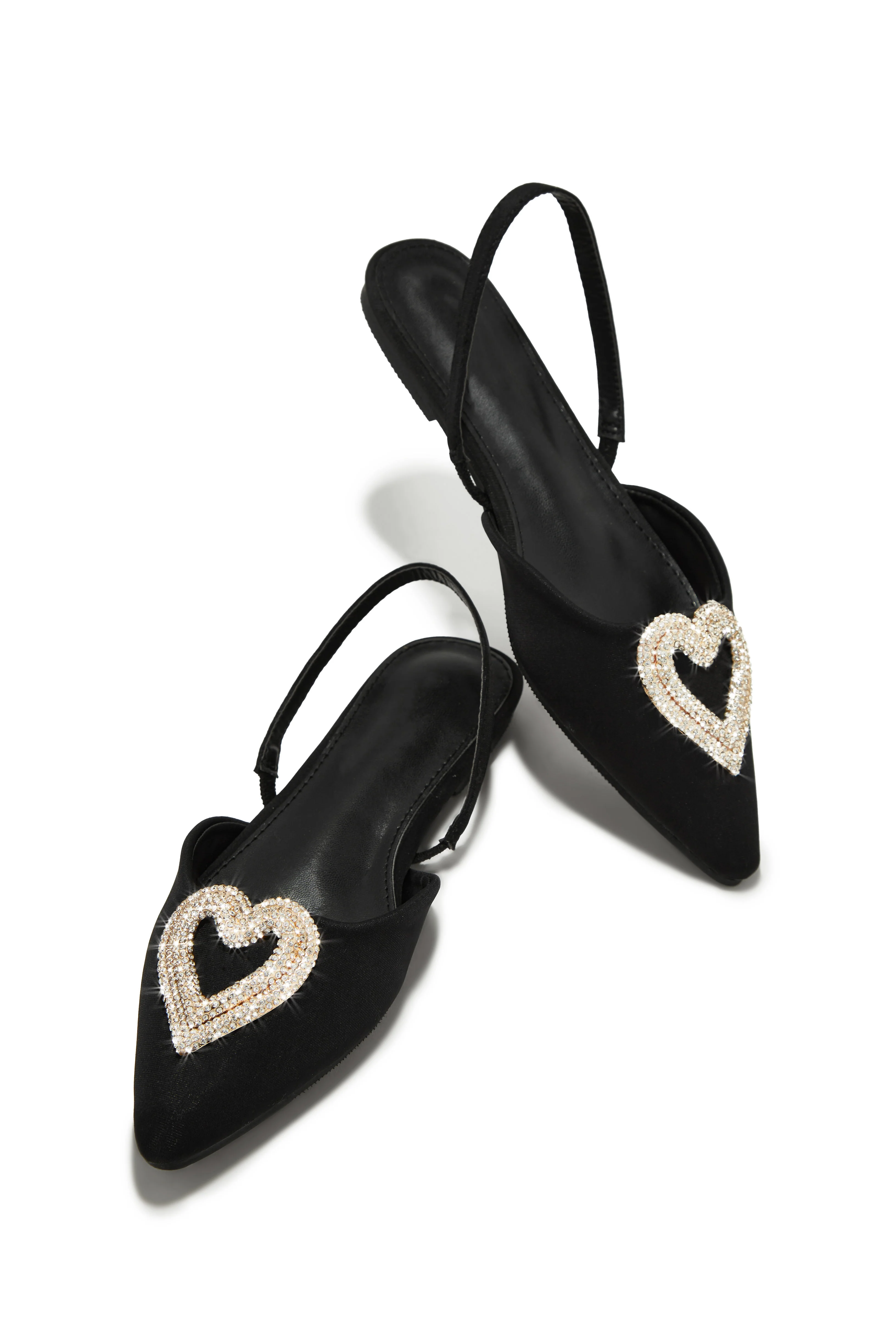 All Love Embellished Sling Back Flat - Pink - Image 6