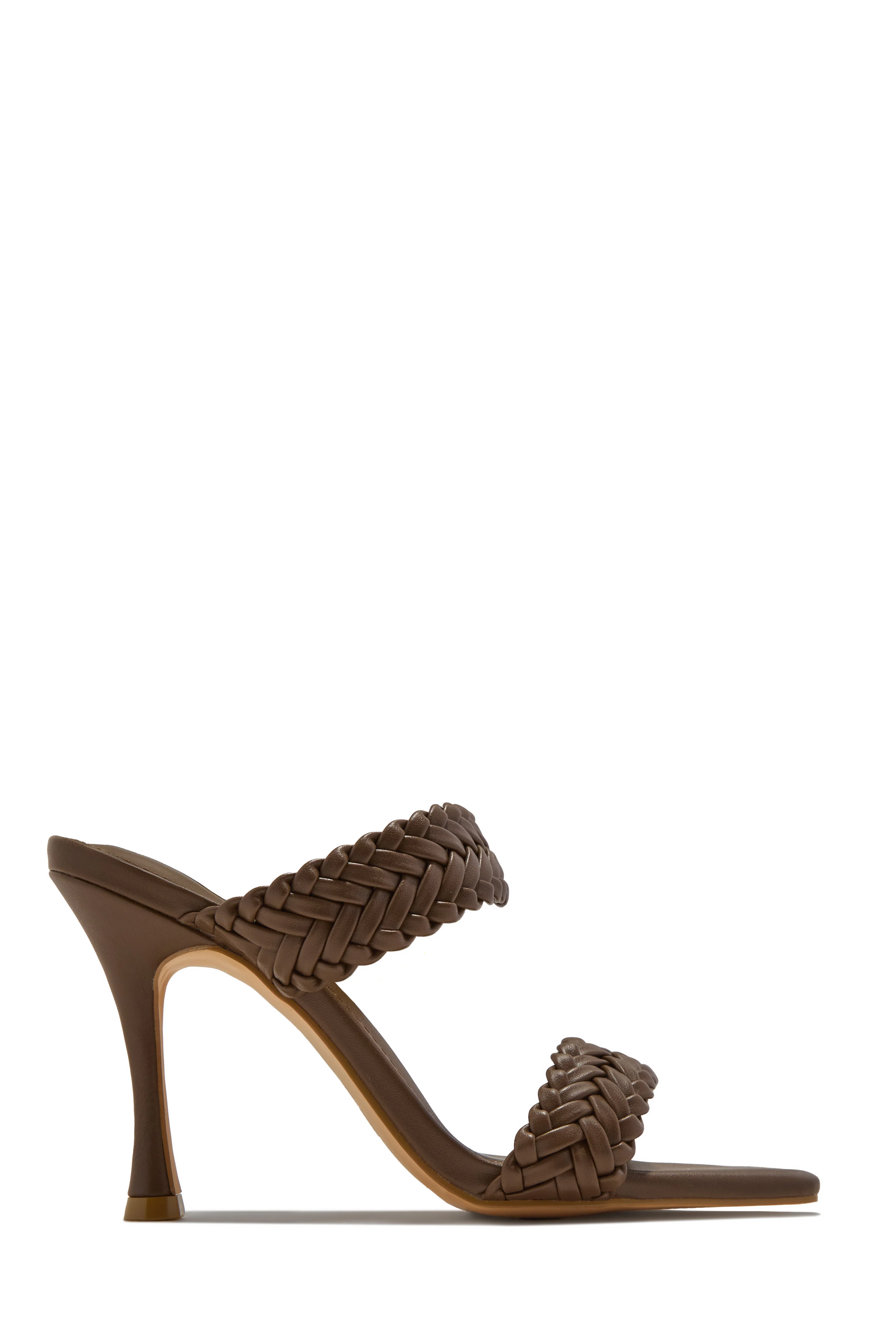 Allona Braided Strap Mules - Brown - Image 7