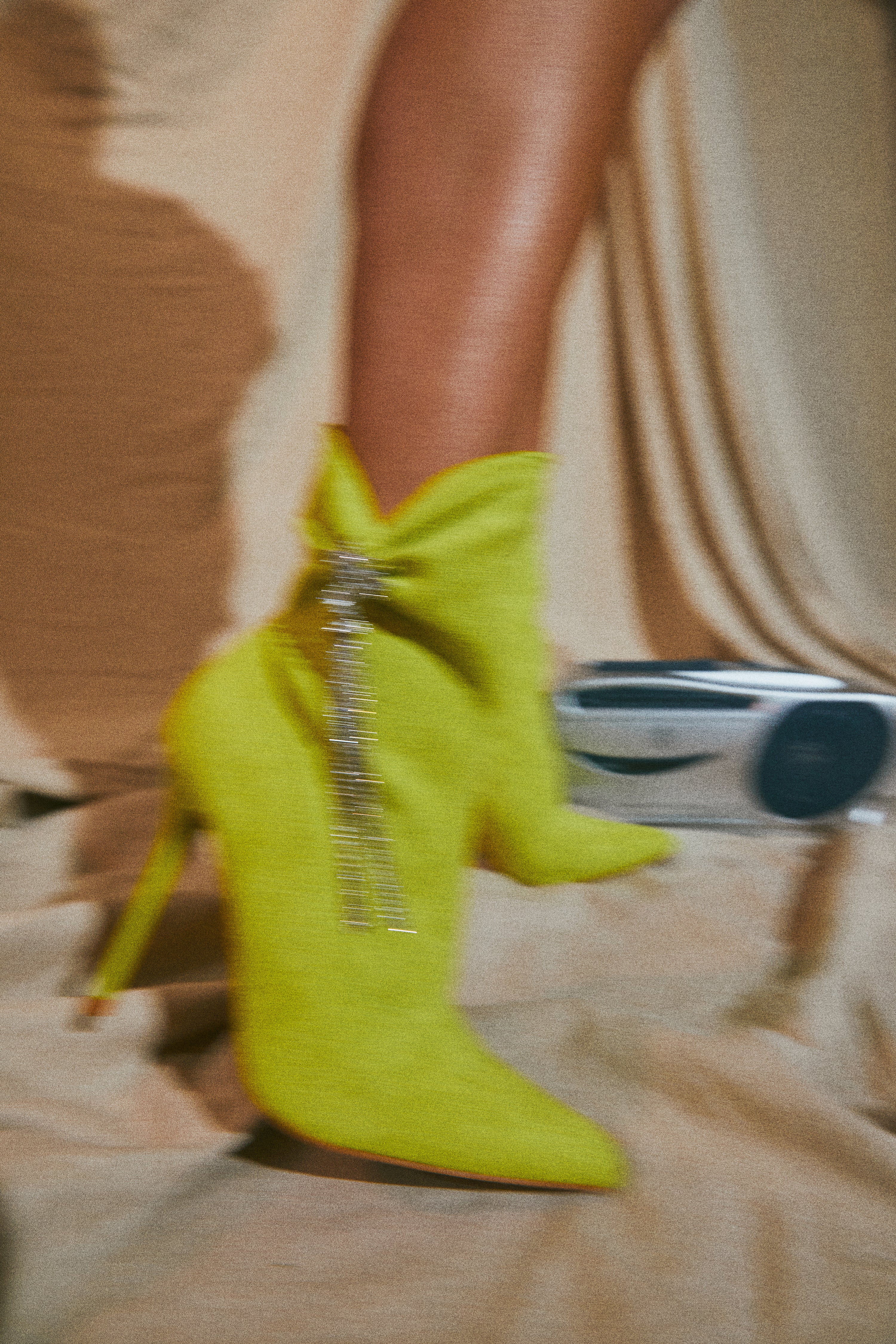Always A Party Embellished Pointed Toe Bootie - Green - Image 6