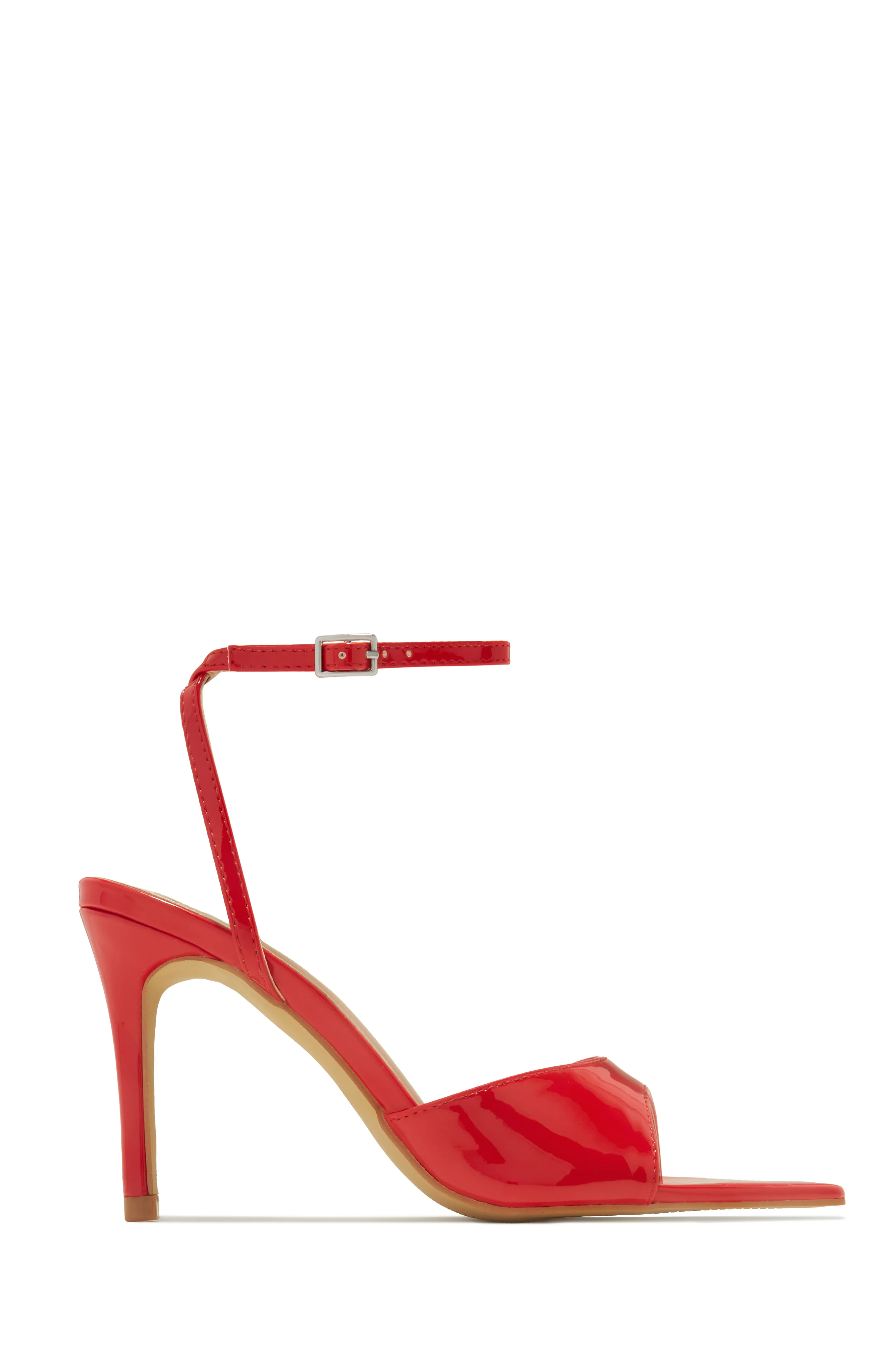 Amanda Single Sole Heels - Red - Image 6