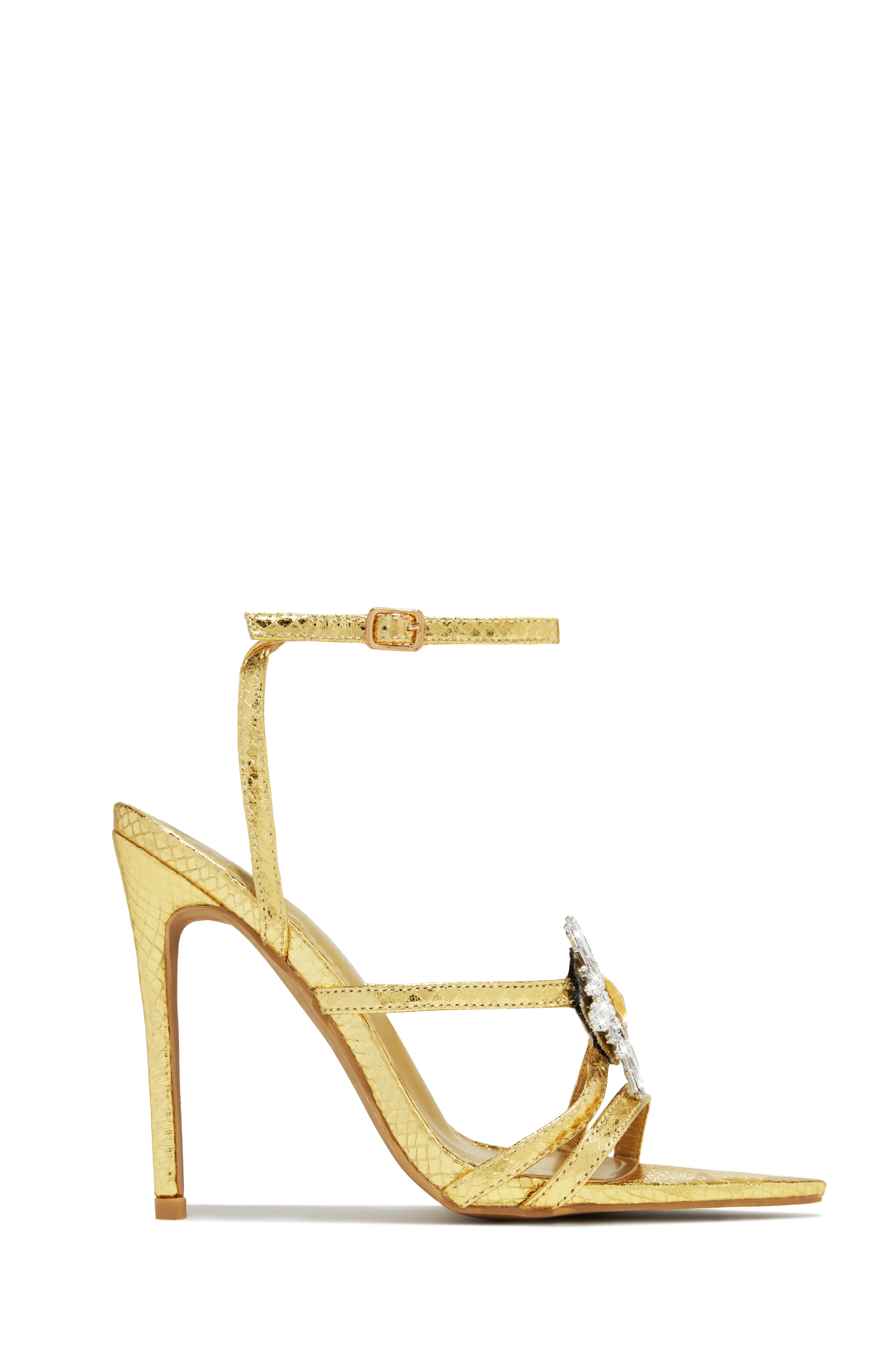 Ameira Embellished High Heels - Green - Image 7