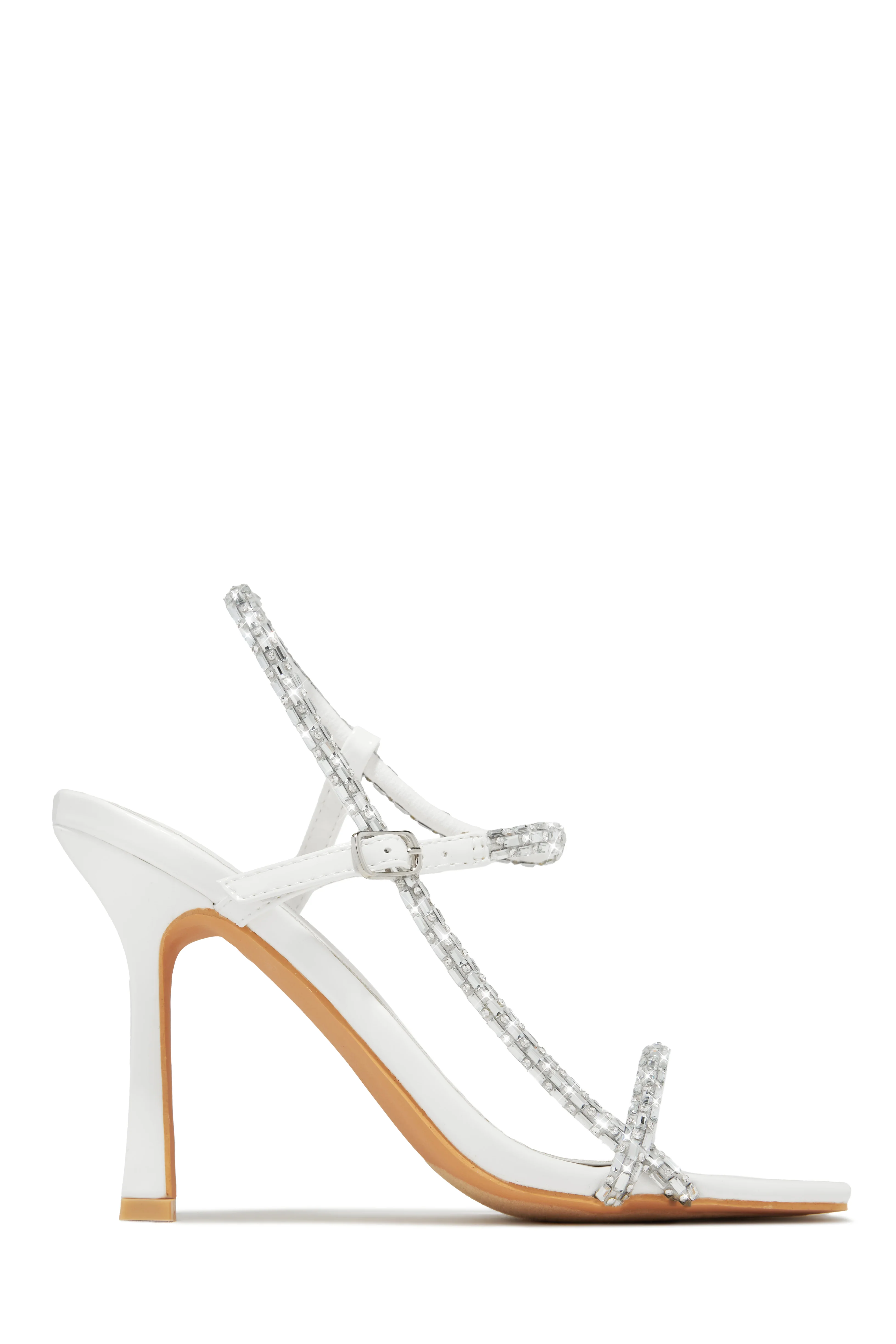 Anella Embellished Heels - White - Image 2