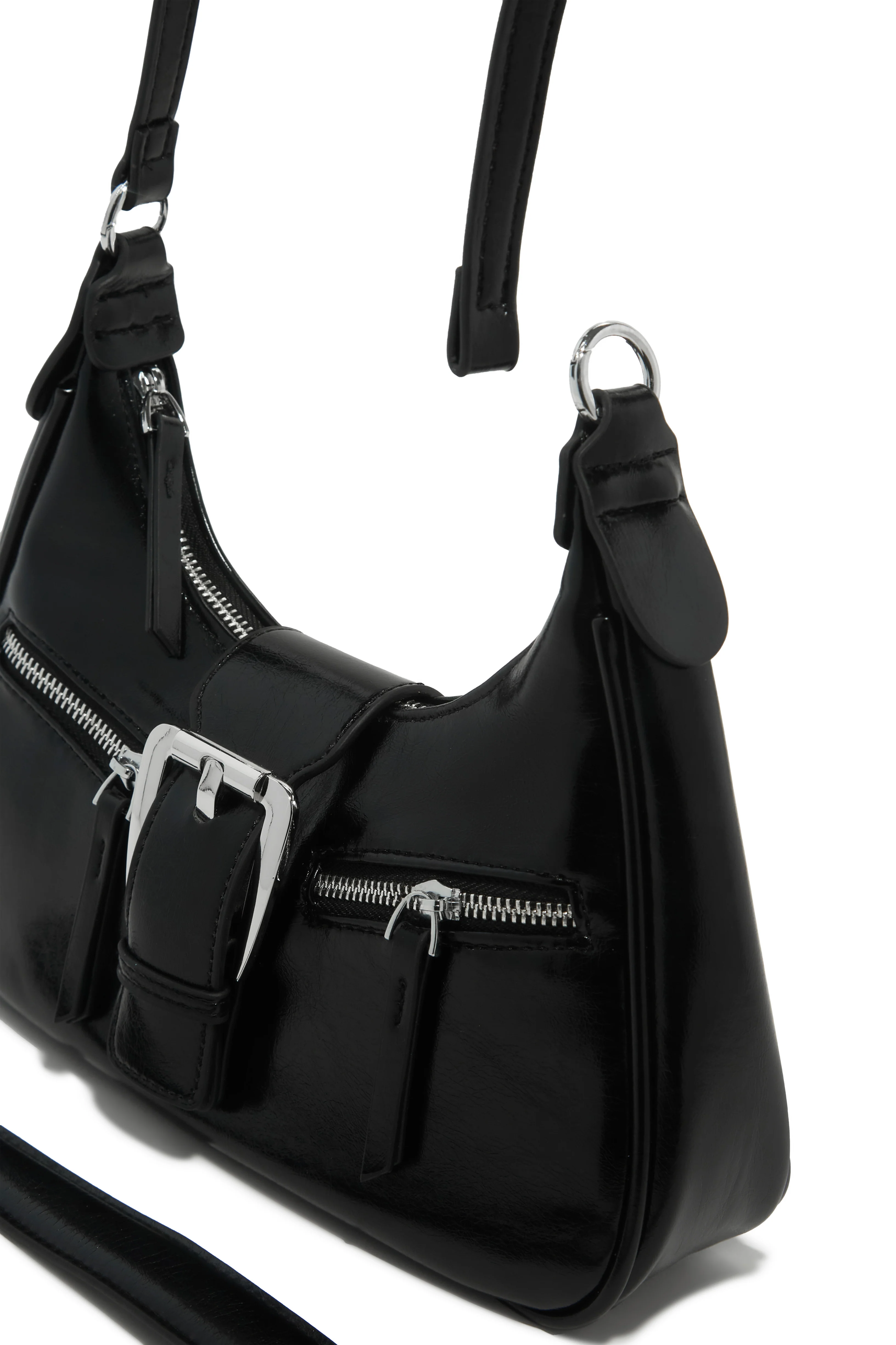Anessa Shoulder Crossbody Bag - Black - Image 4