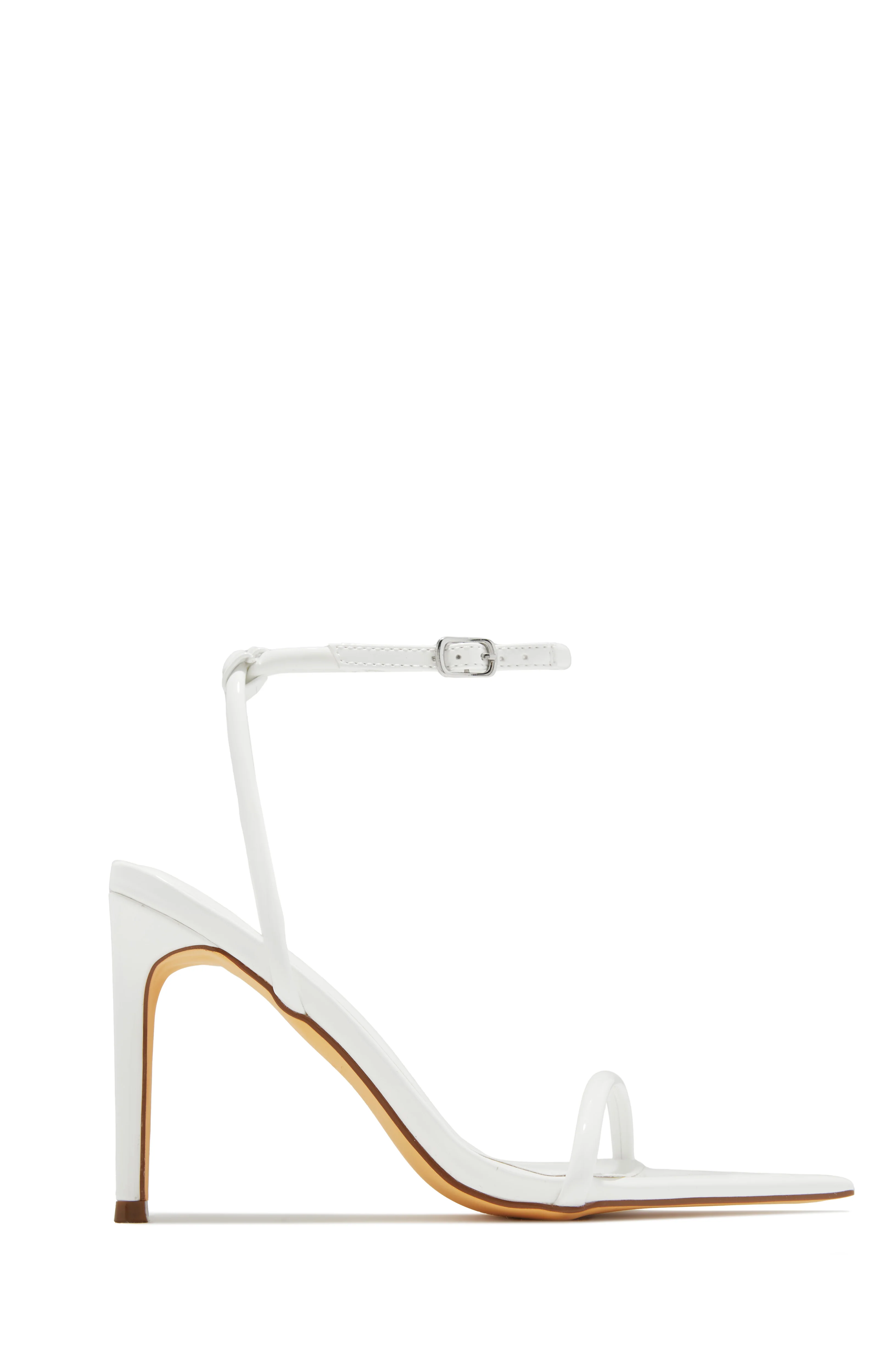 Anezia Single Sole High Heels - White - Image 4