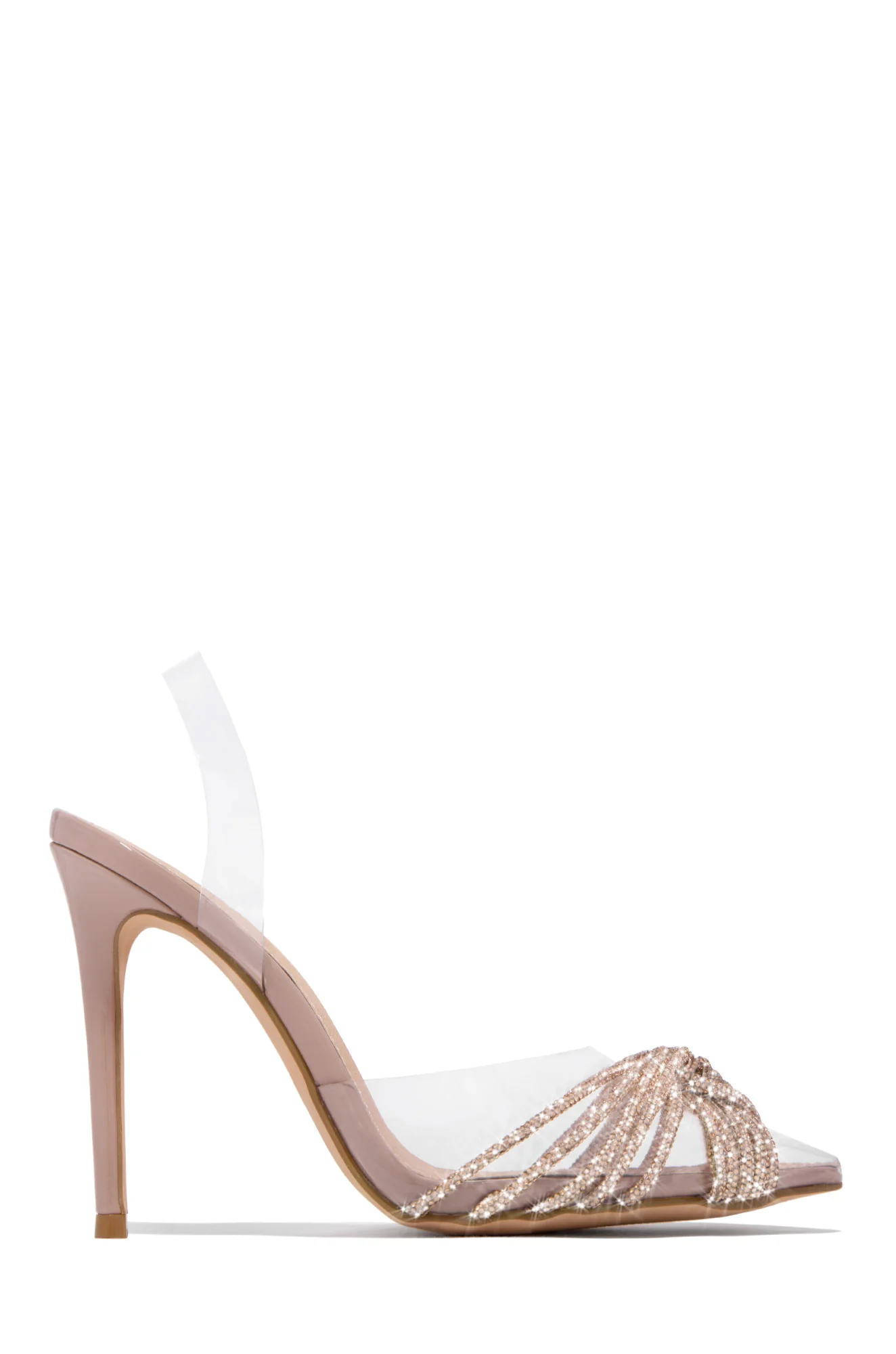 Anya Embellished Pointed Toe Pumps - Silver - Image 9