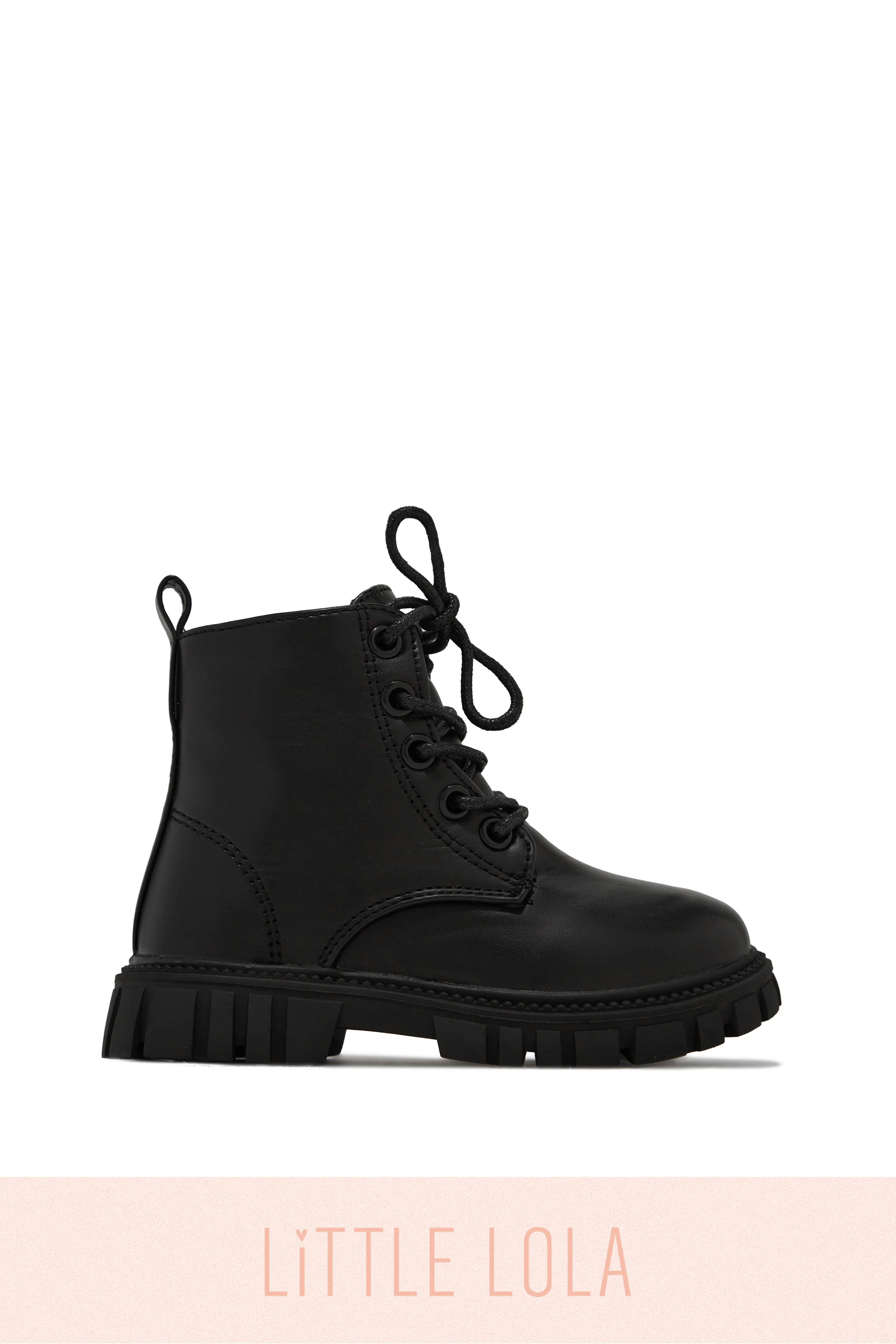 Ariella Lace Up Boots - Black - Image 2