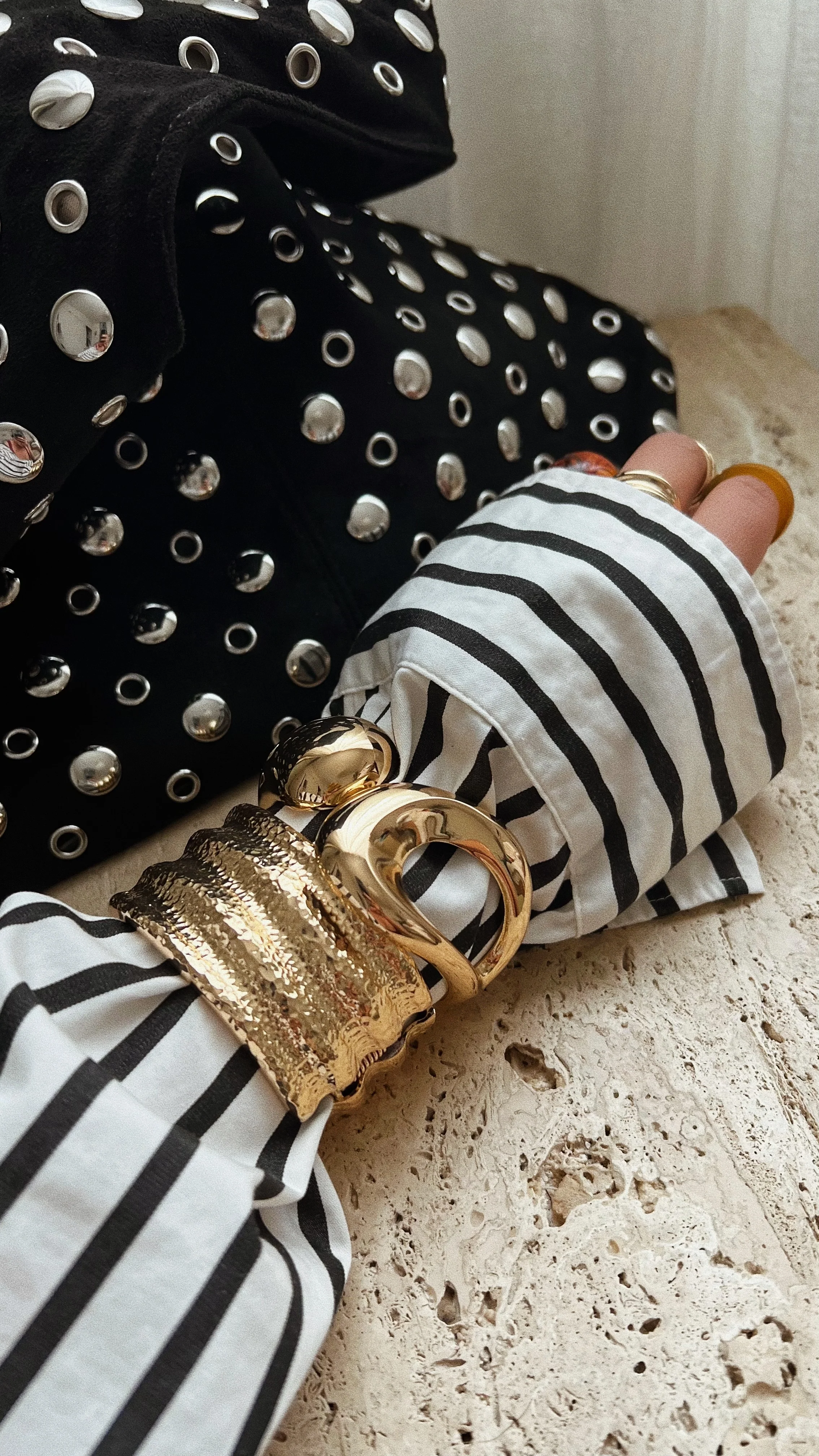 Armina Statement Bracelet - Gold - Image 4