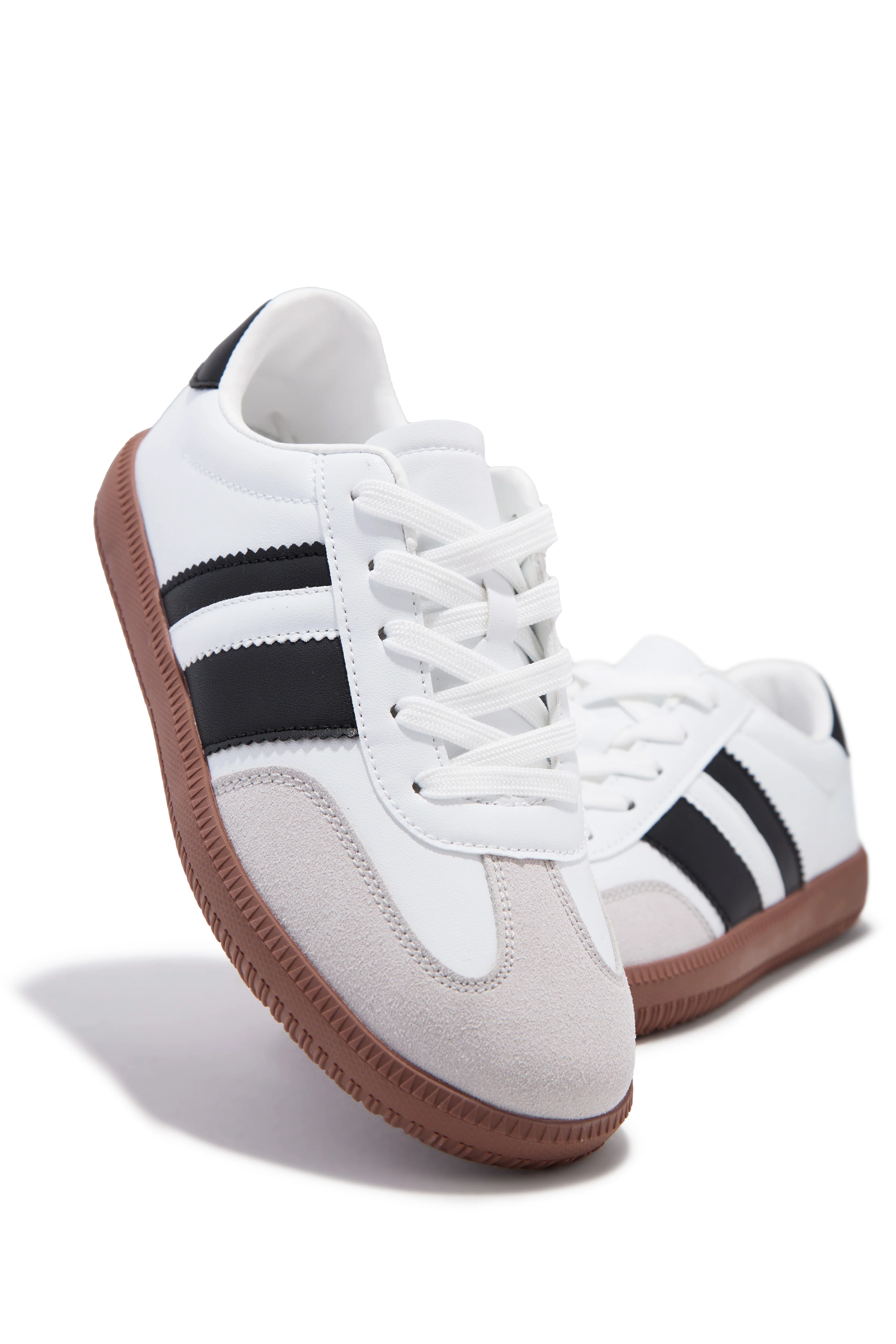 Around Town Lace Up Sneakers - White - Image 2