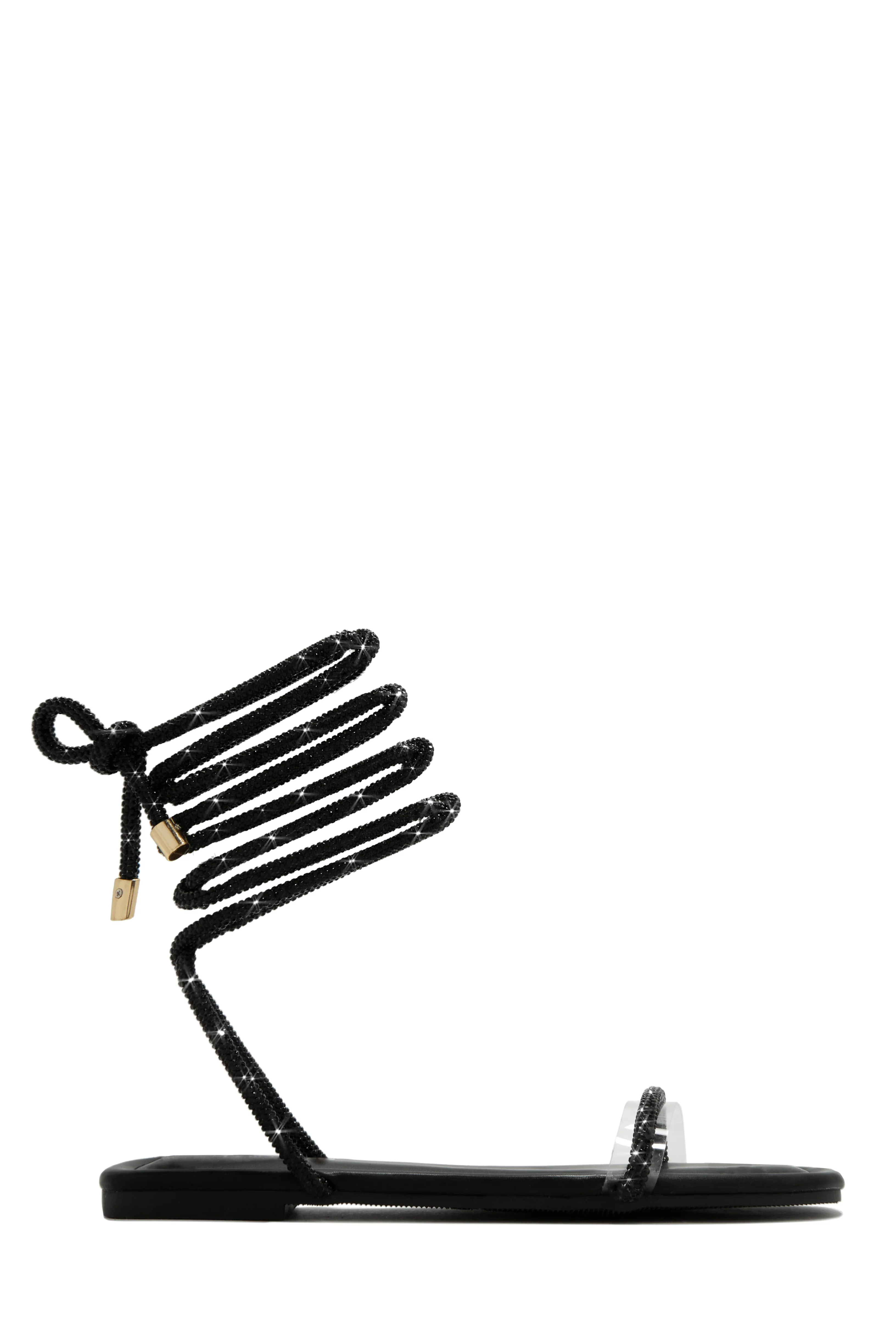 Aruba Island Embellished Lace Up Sandals - Green - Image 6