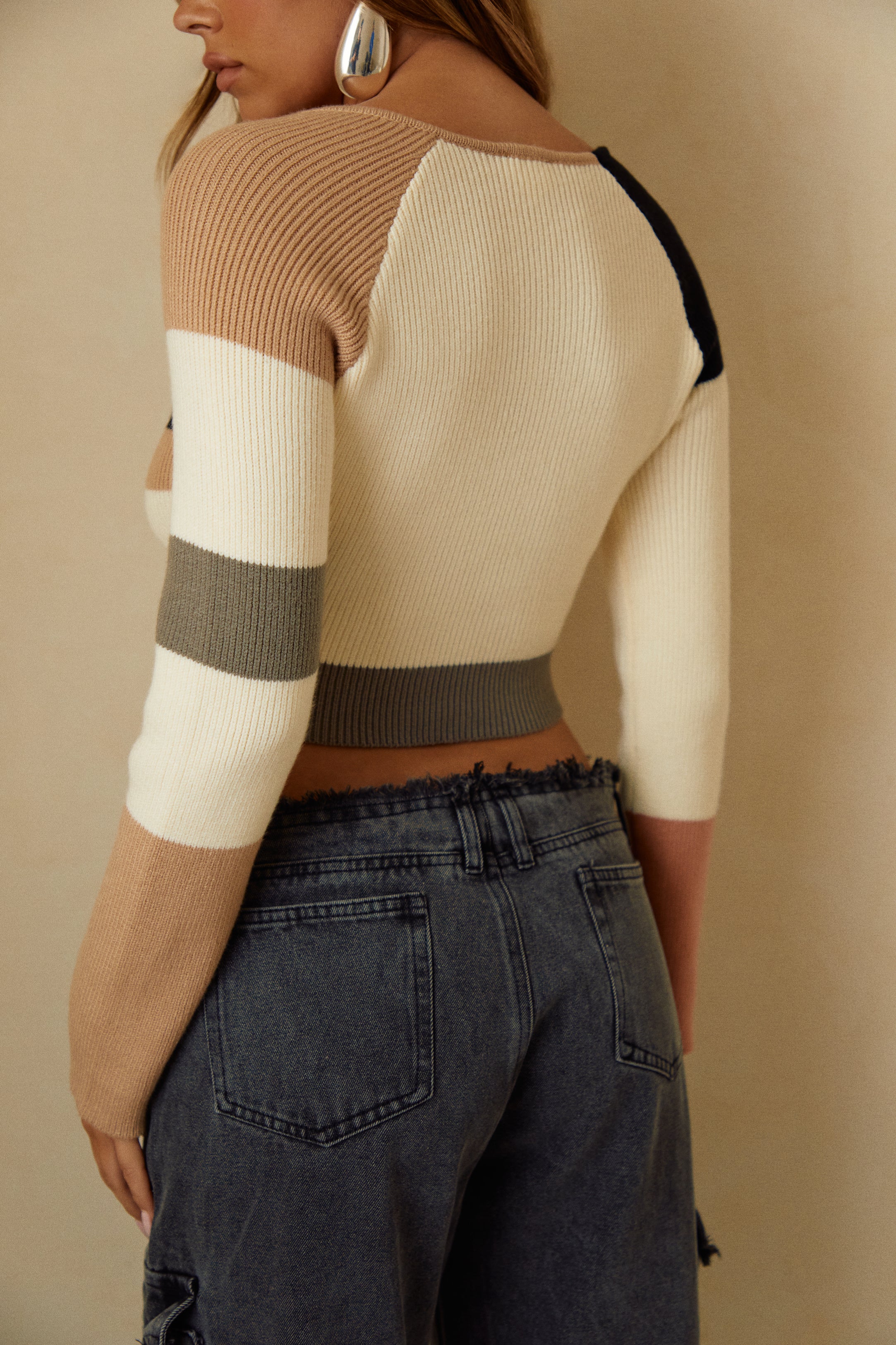 Avery Striped Knit Top - Multi - Image 4