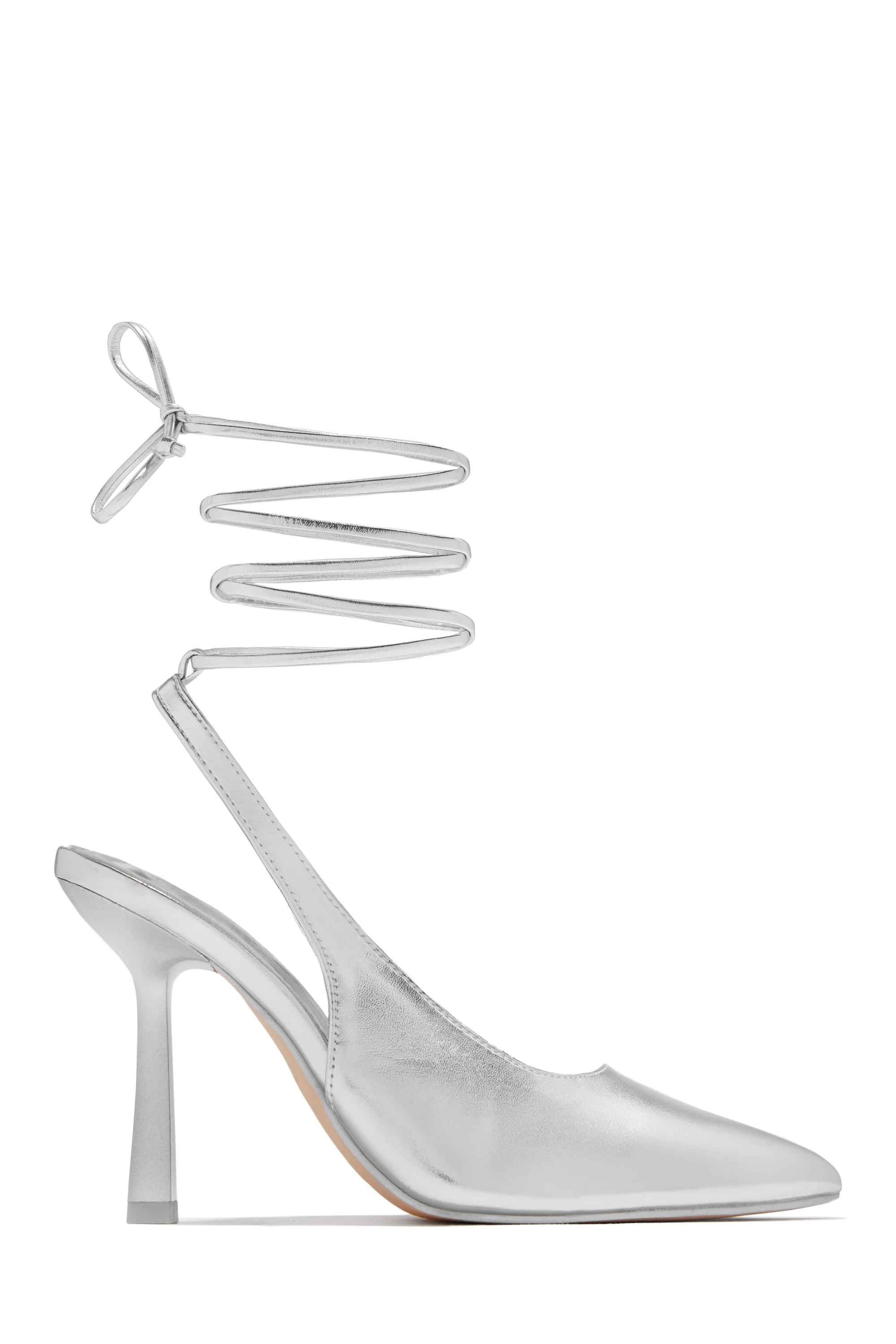 Azriel Lace Up Pumps - Blue - Image 6