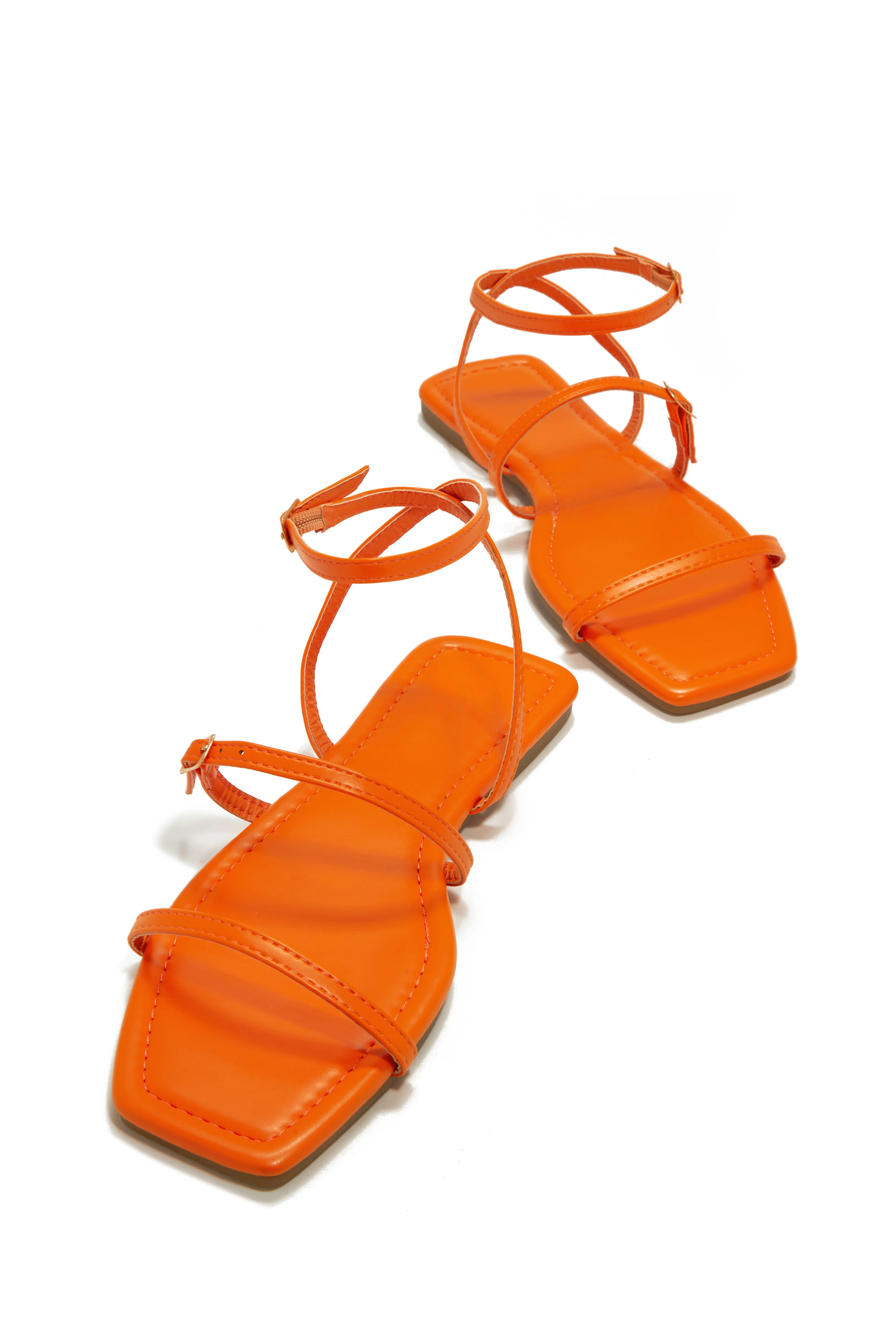 Bali Beach Flat Sandals - Orange - Image 2