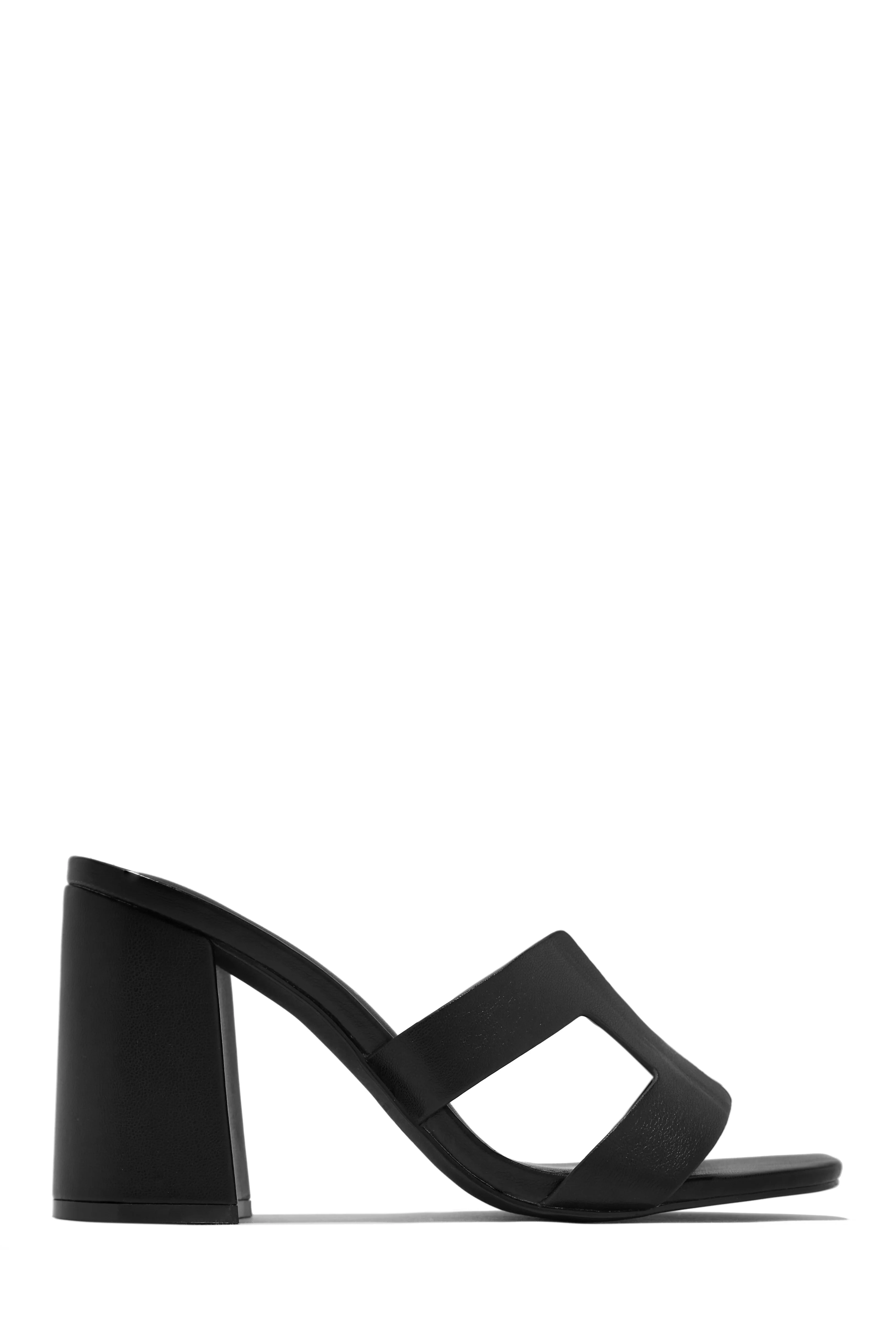 Bianka Block Mid Heels - White - Image 11