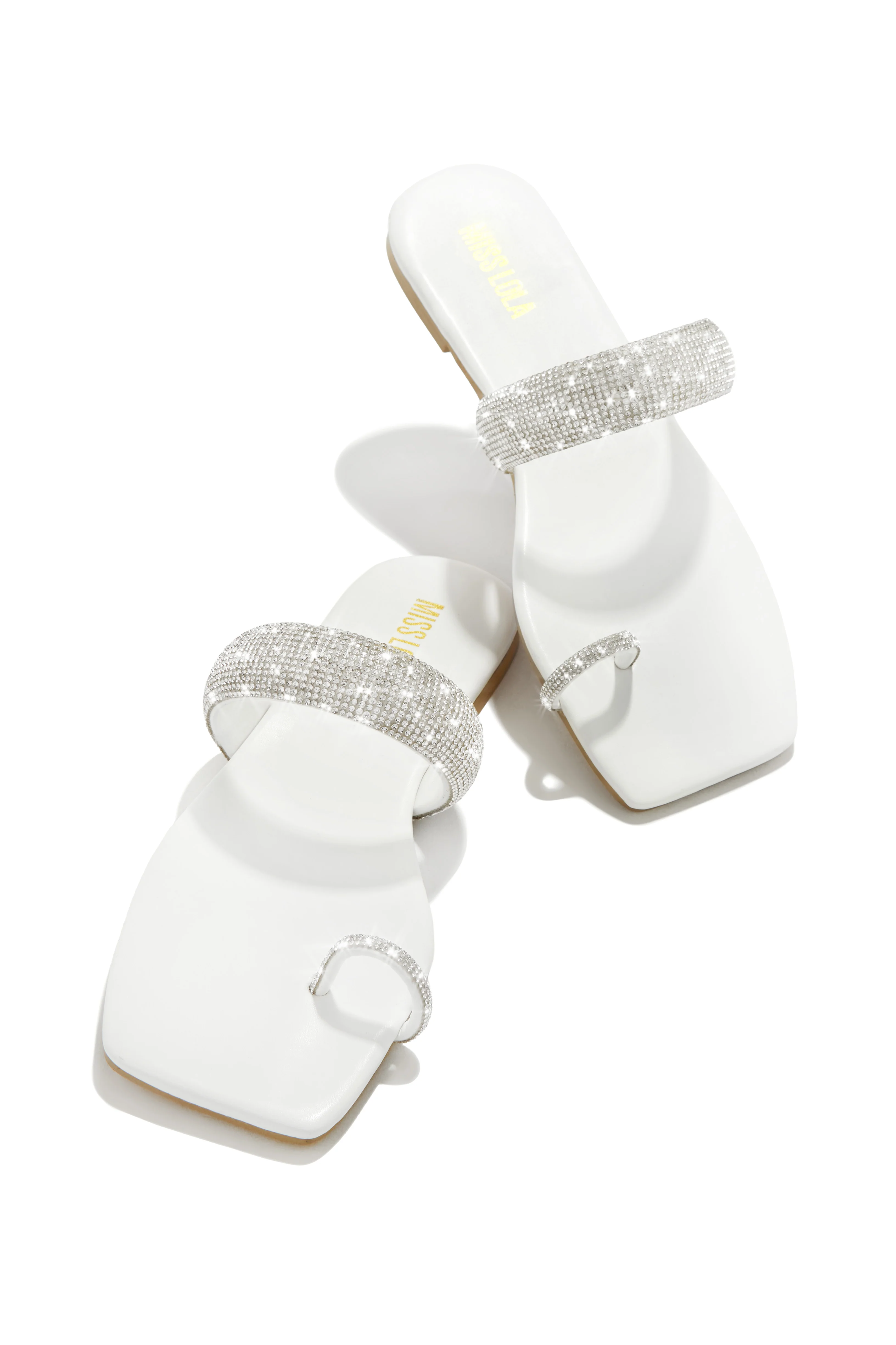 Cabana Beach Embellished Slip On Sandals - Black - Image 9
