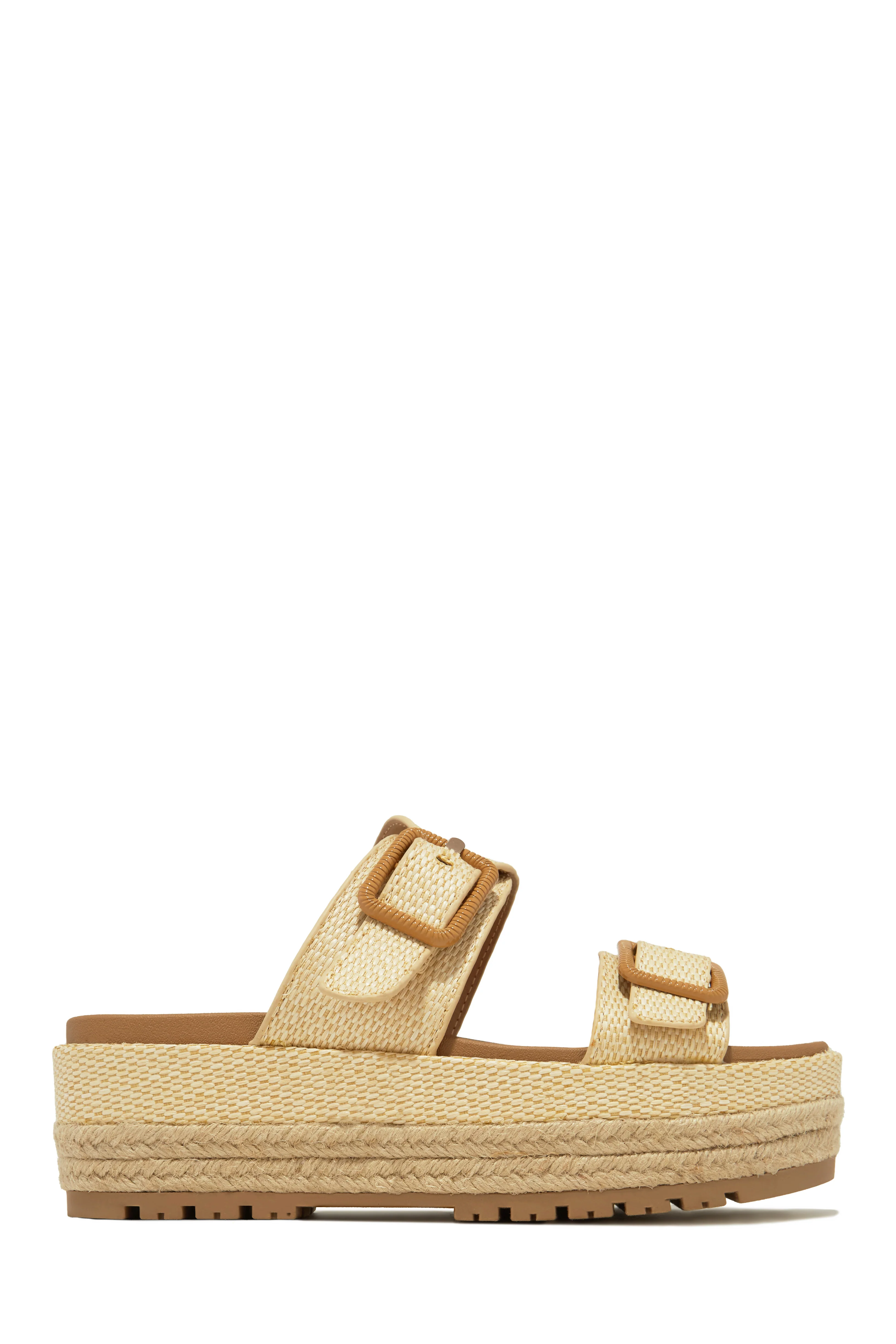 Cabo Nights Platform Slip On Sandals - Natural - Image 5