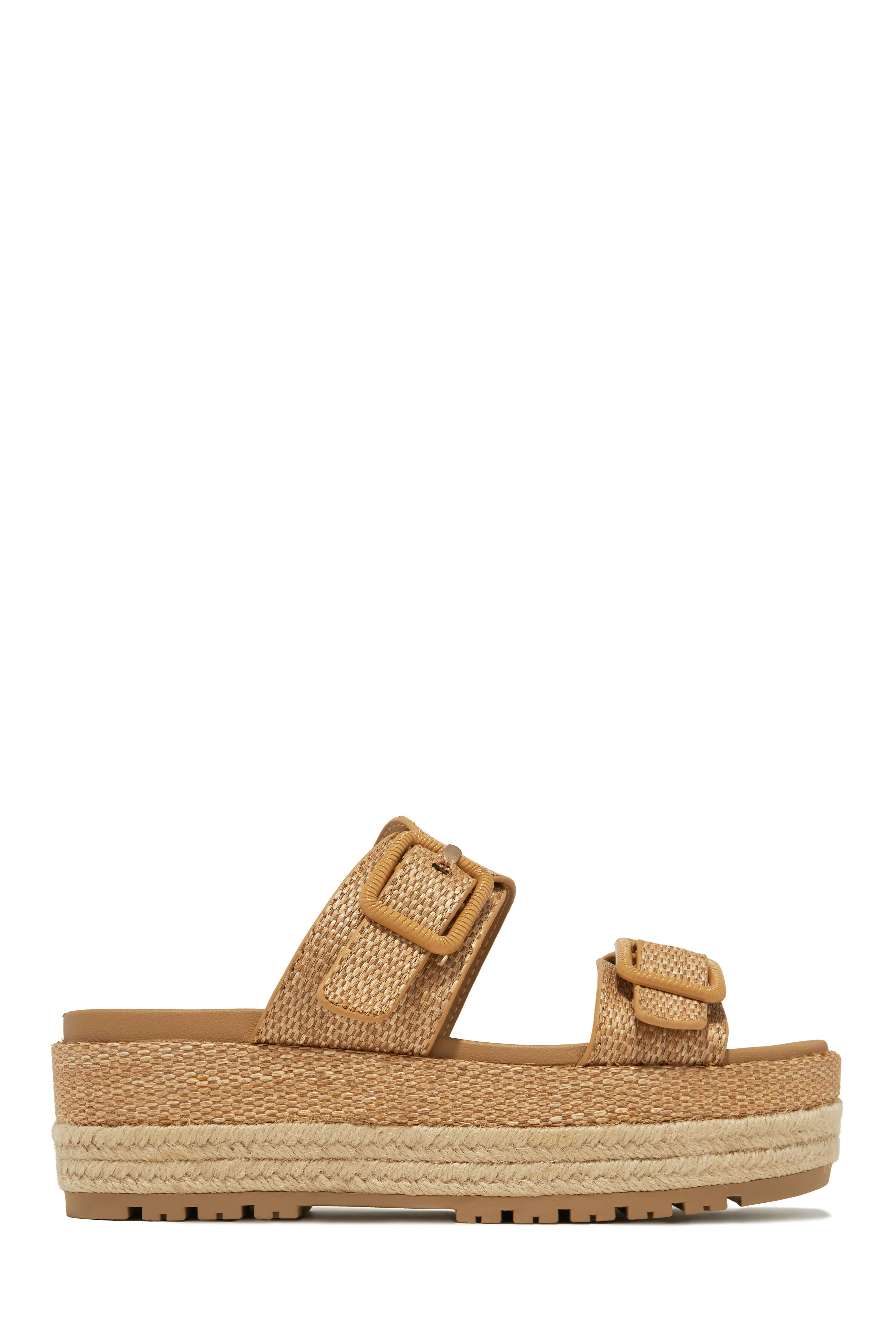 Cabo Nights Platform Slip On Sandals - Natural - Image 6