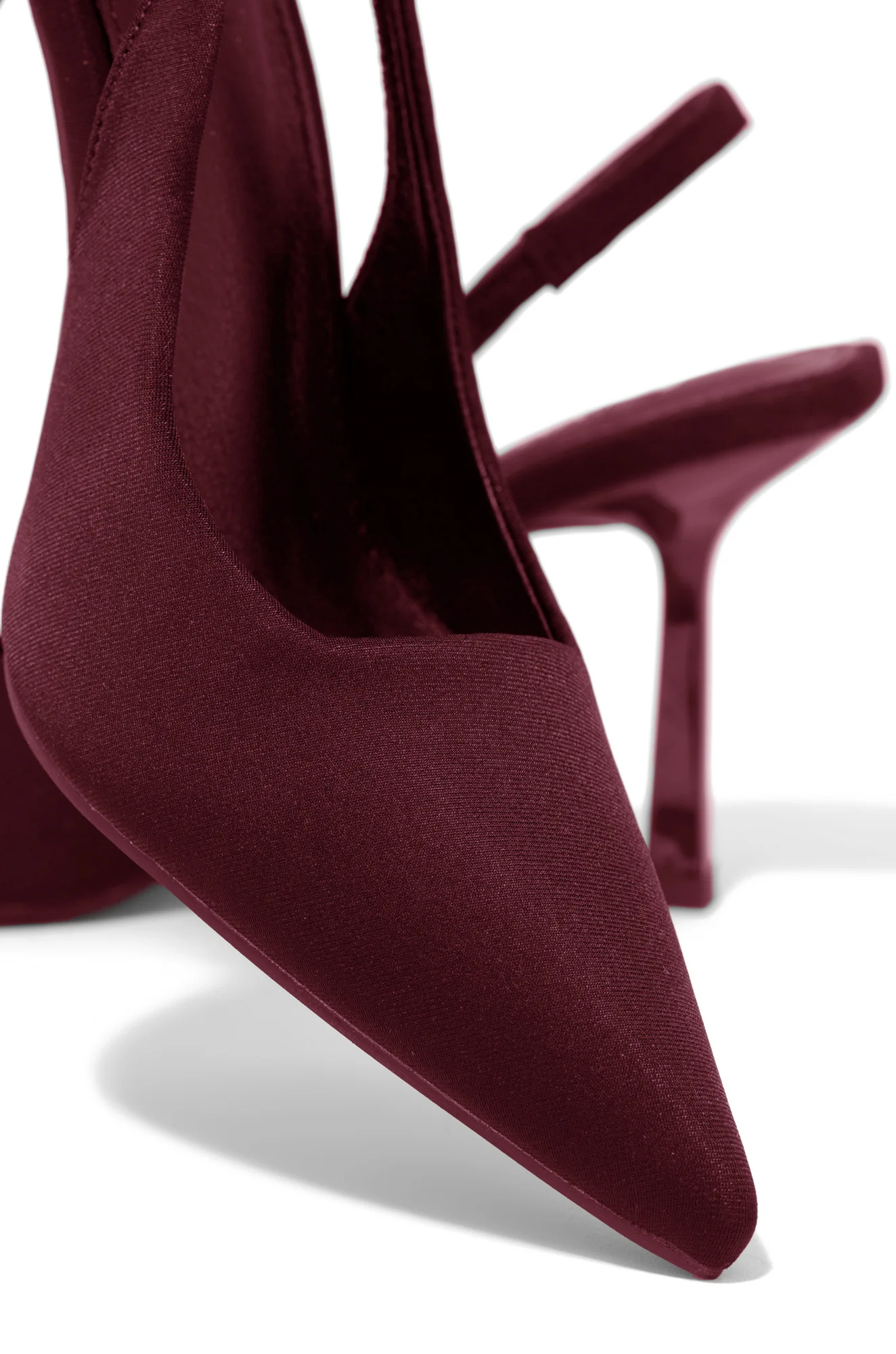 Caria Slingback Pumps - Wine - Image 3