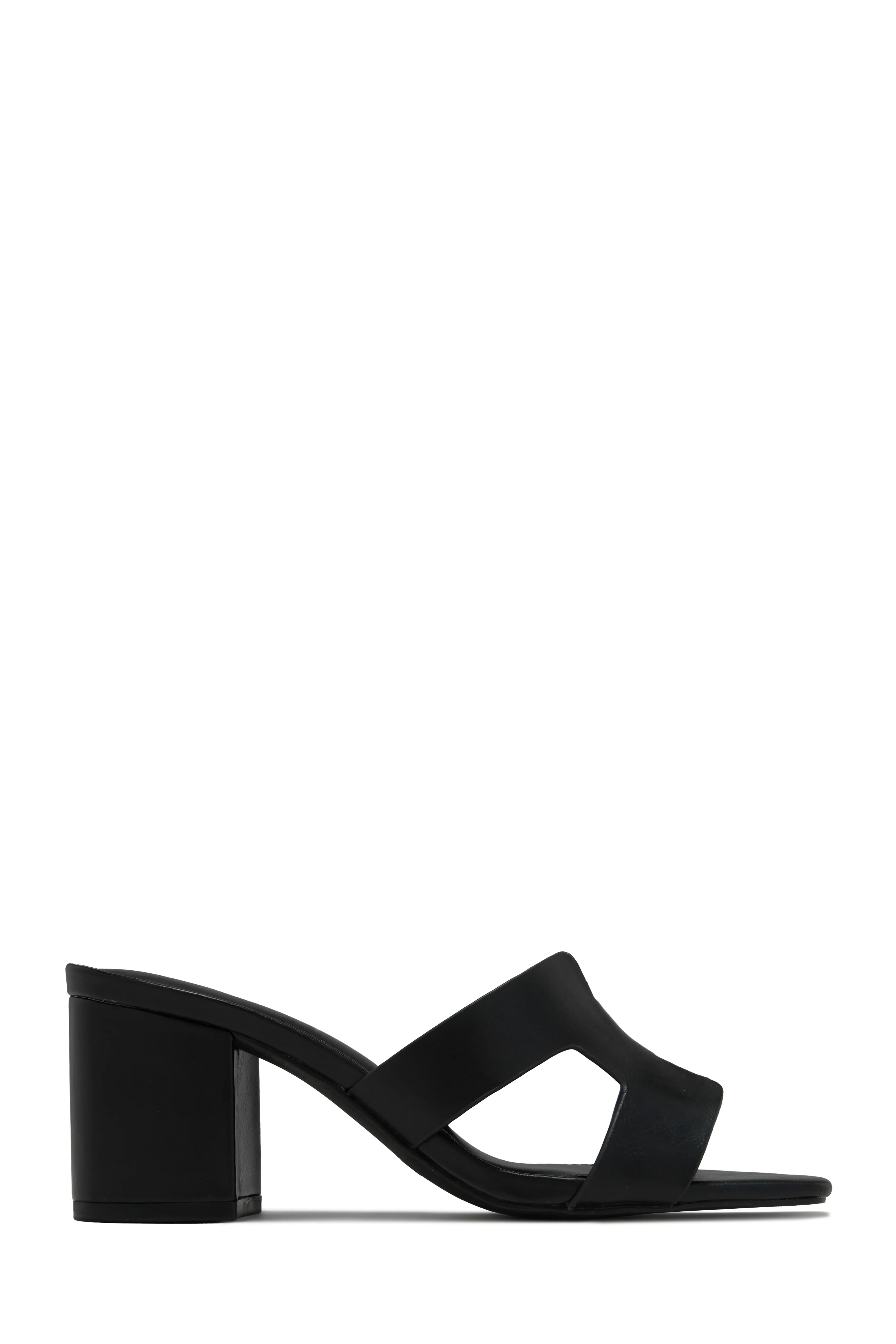 Carina Block Heel Mules - White - Image 6