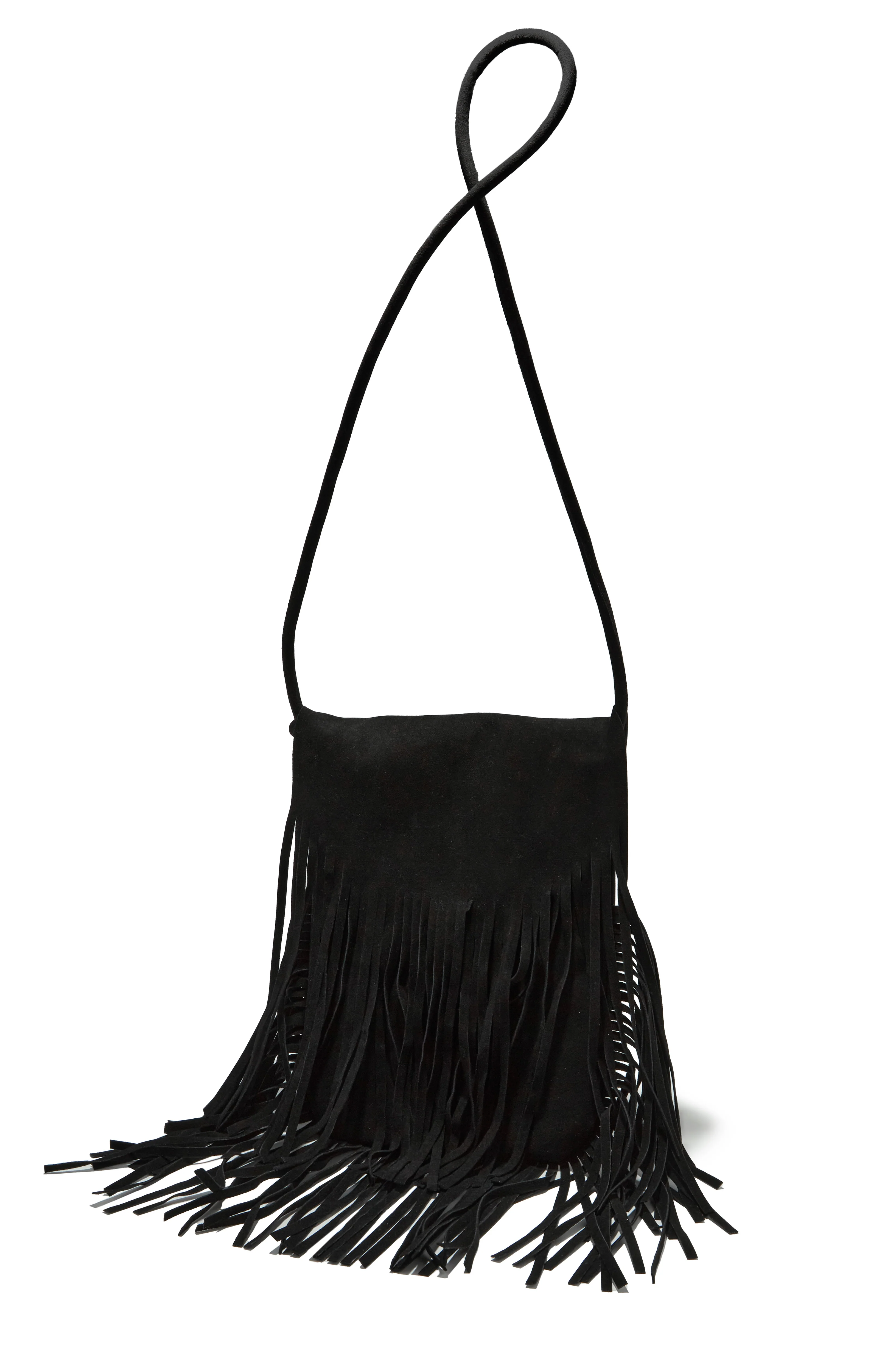 Cheyenne Fringe Bag - Black - Image 8