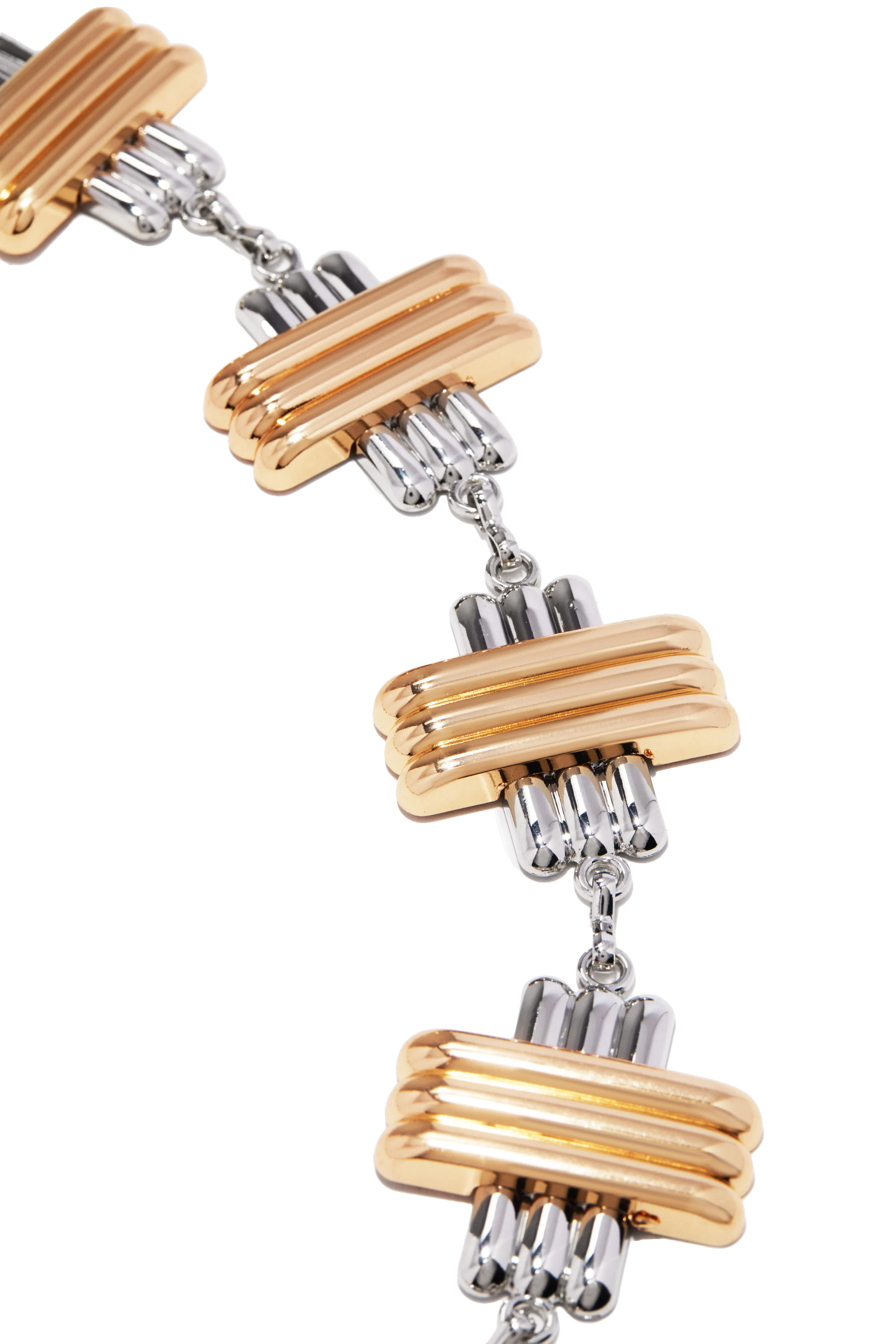 Cheyenne Pendant Chain Belt - Silver - Image 2