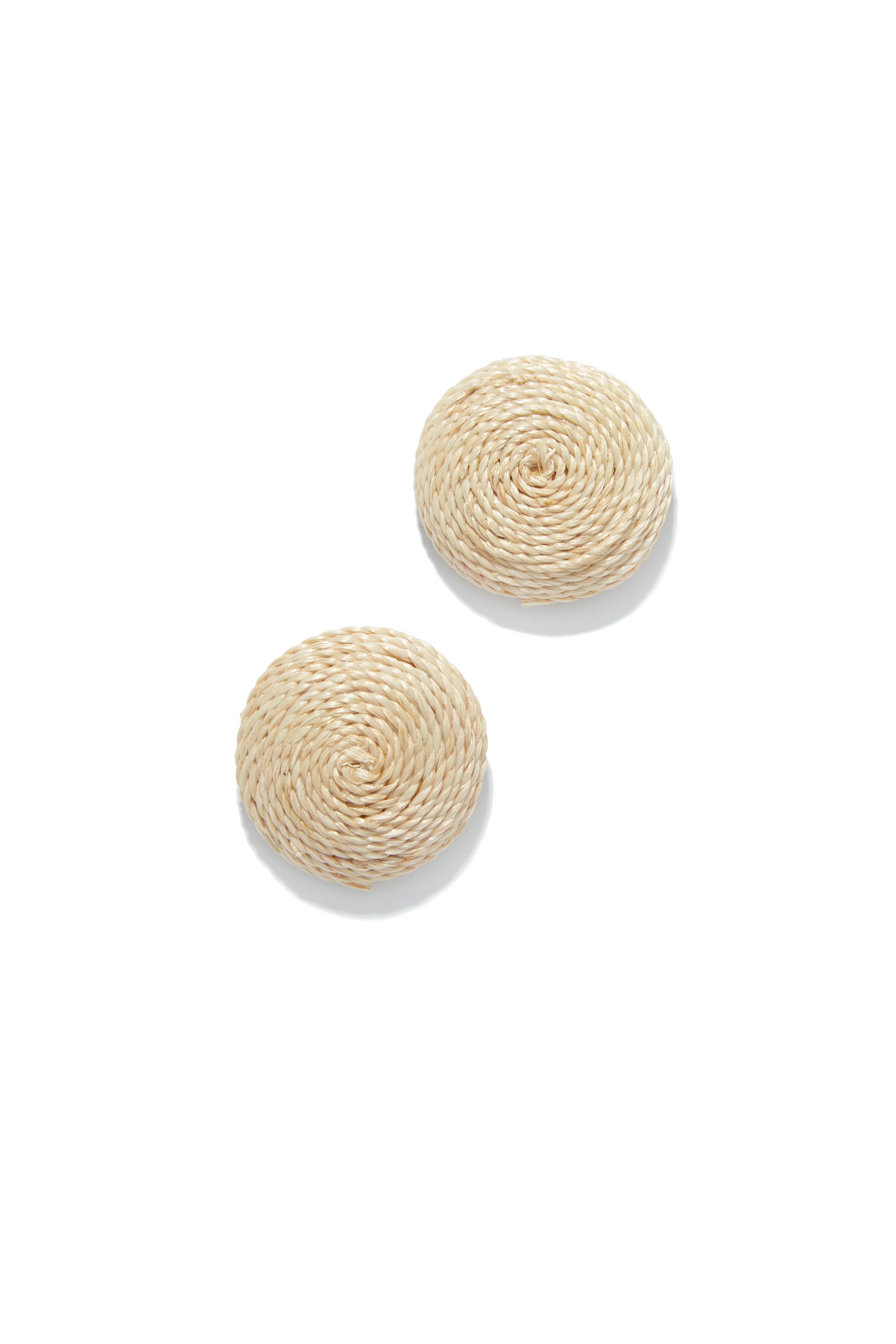 Chic Oasis Circle Statement Earring - Natural - Image 5