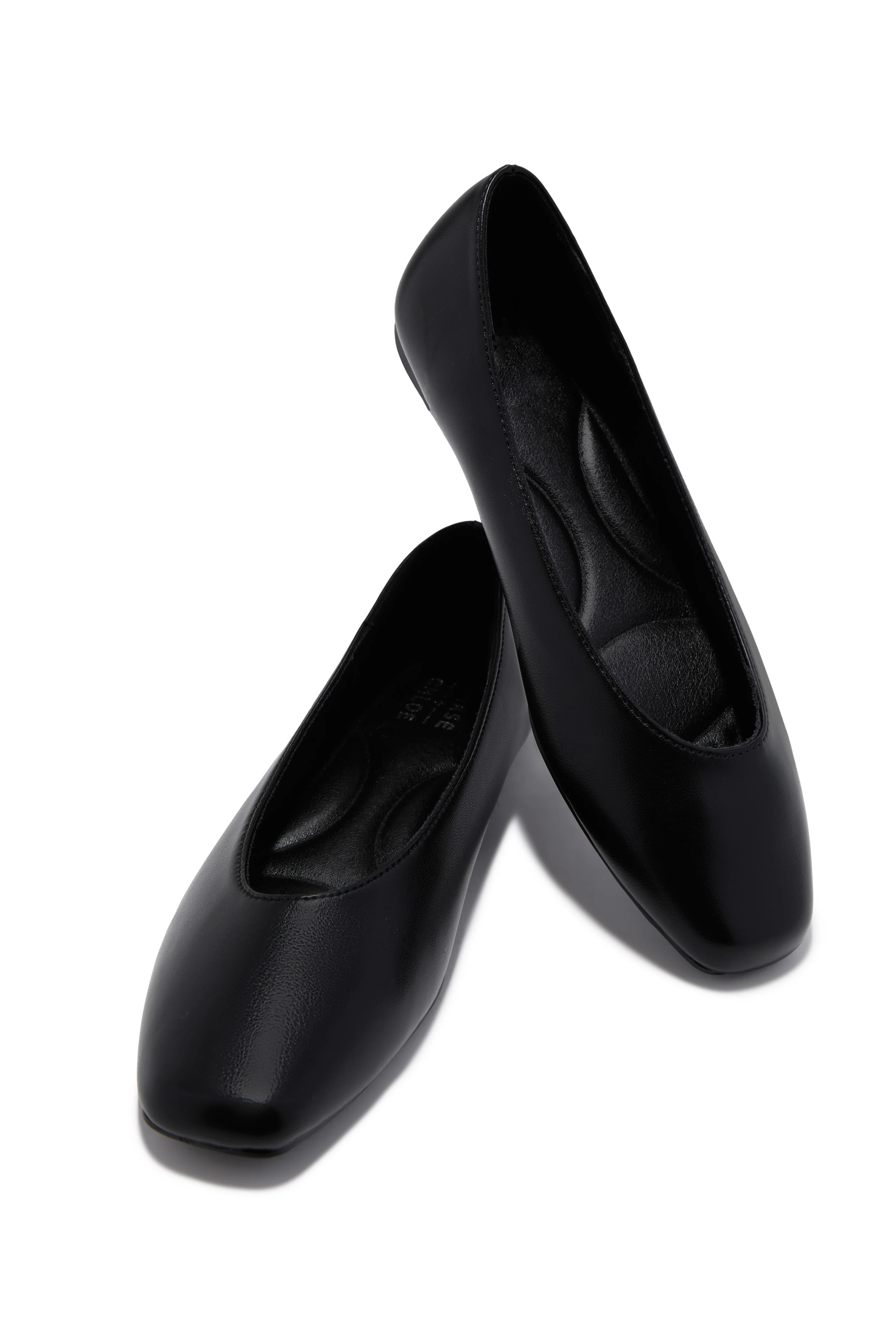 Claira Ballet Flats - Black PU - Image 3