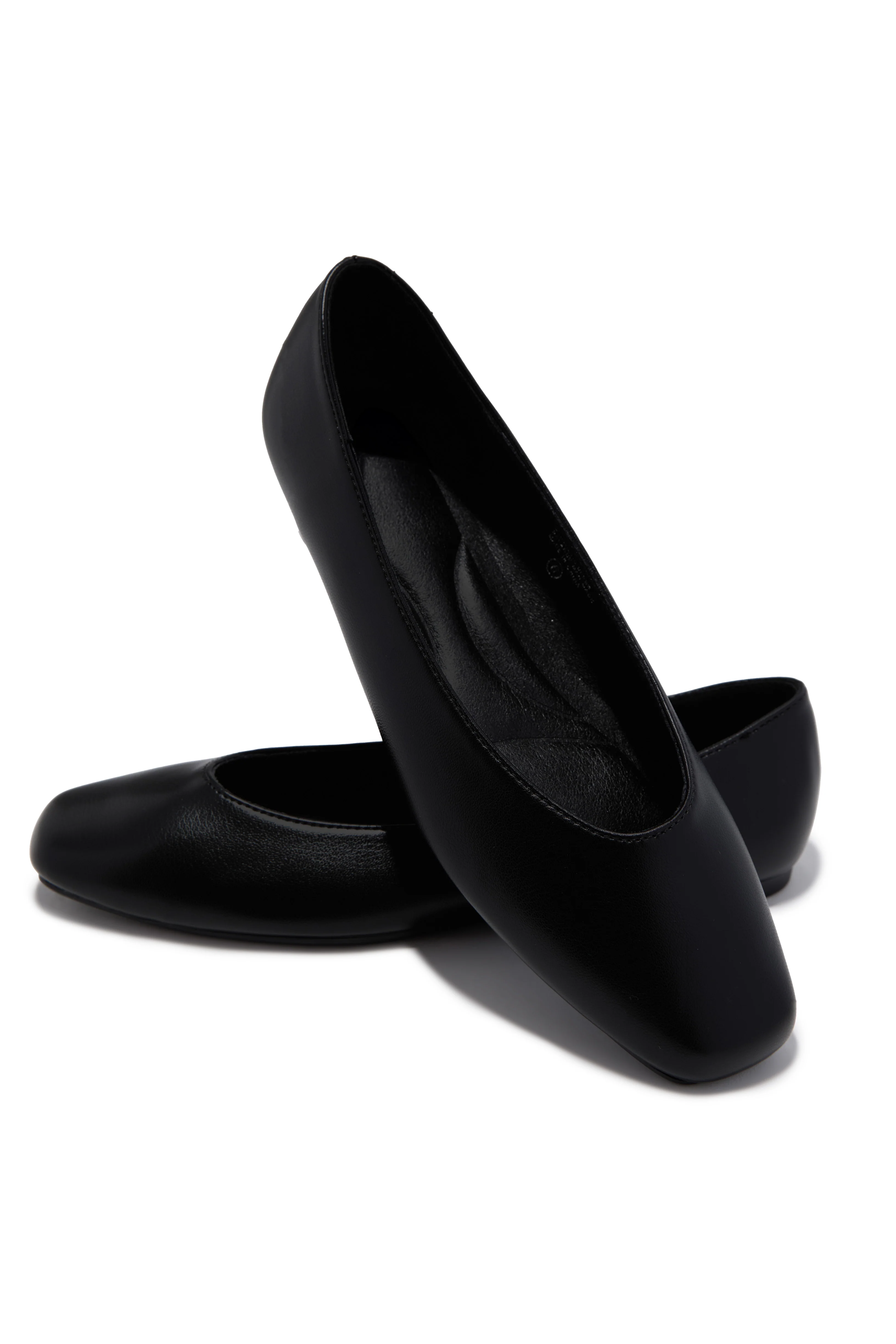 Claira Ballet Flats - Black PU - Image 4