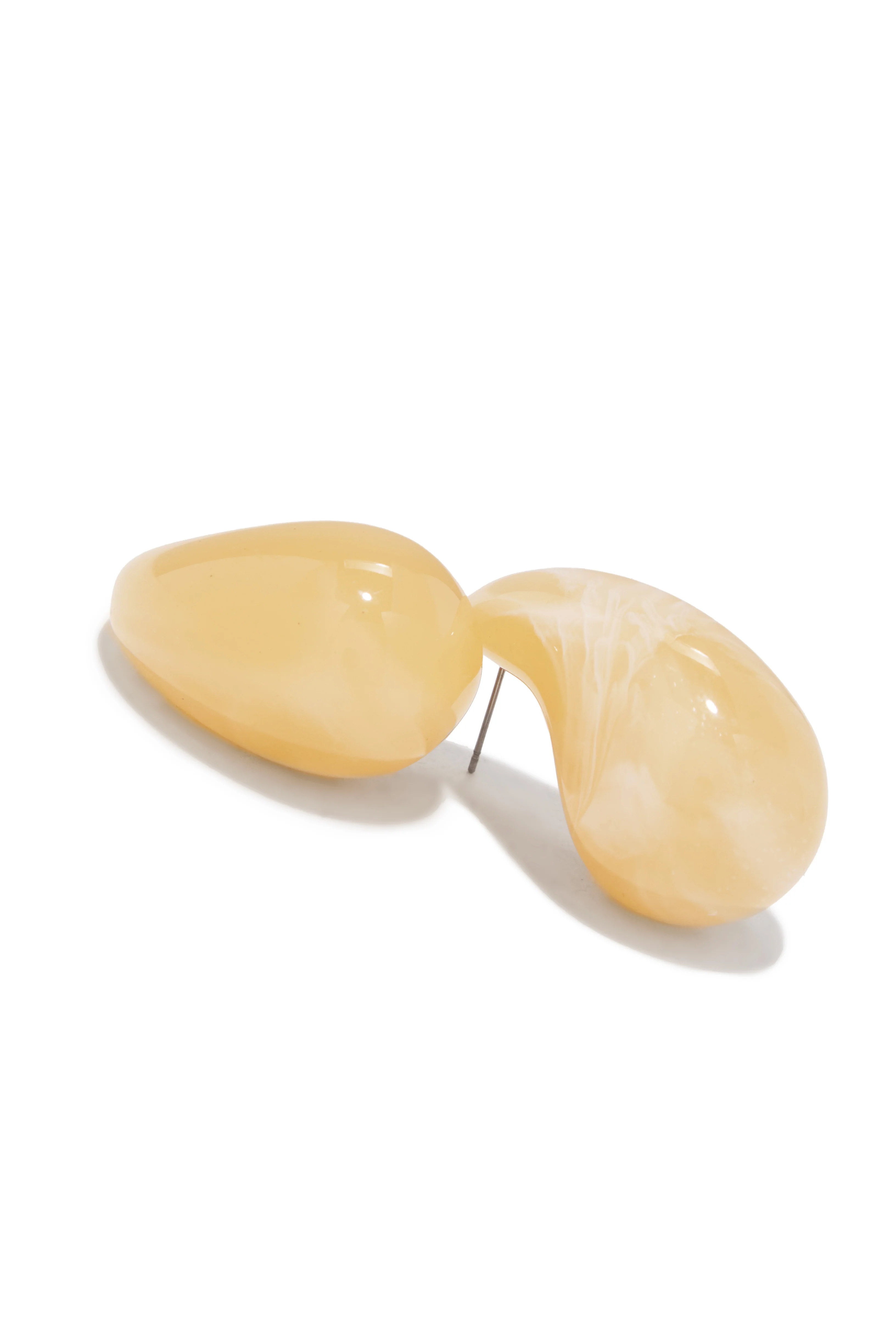 Corinne Teardrop Statement Earring - Ivory - Image 3