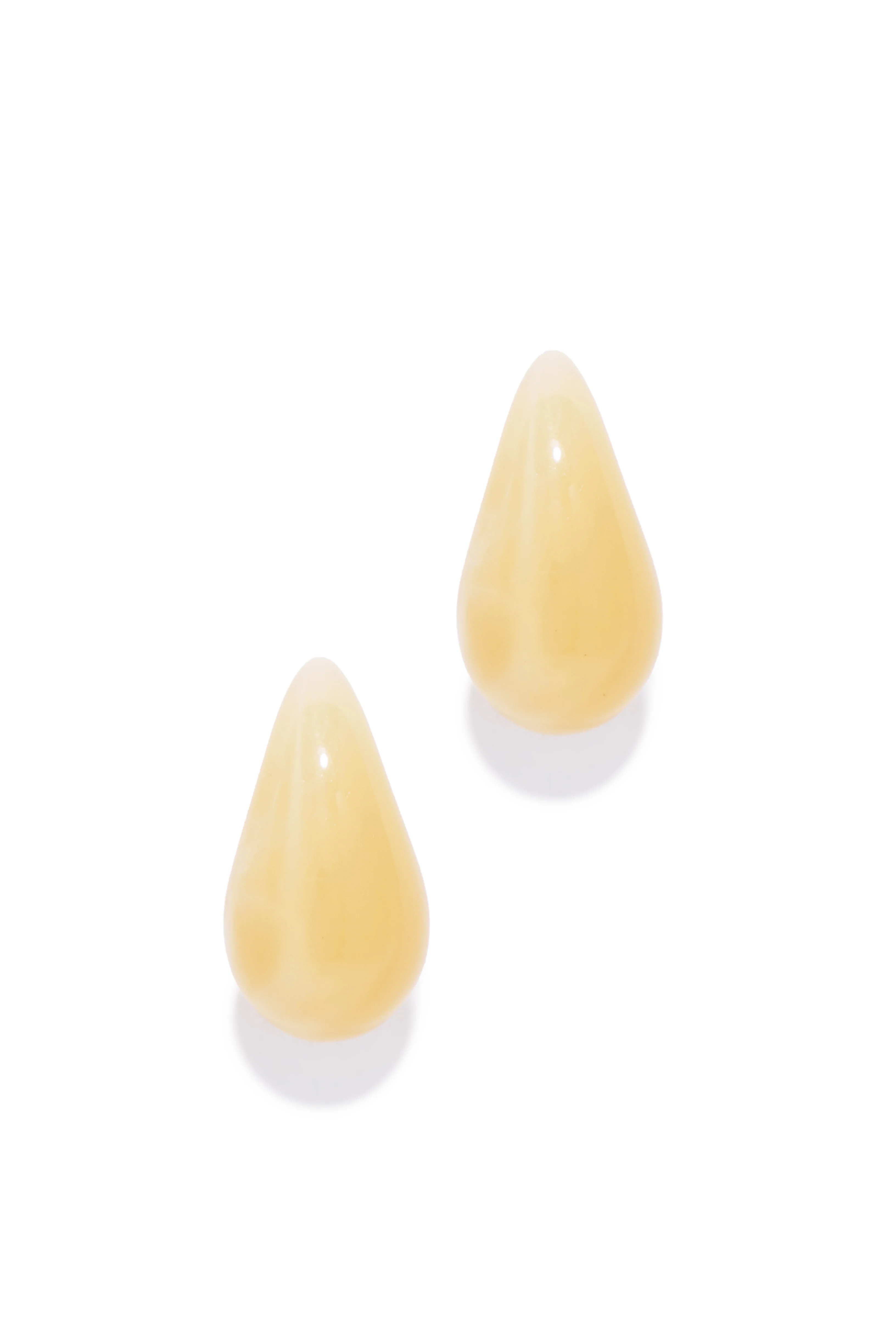 Corinne Teardrop Statement Earring - Ivory - Image 4