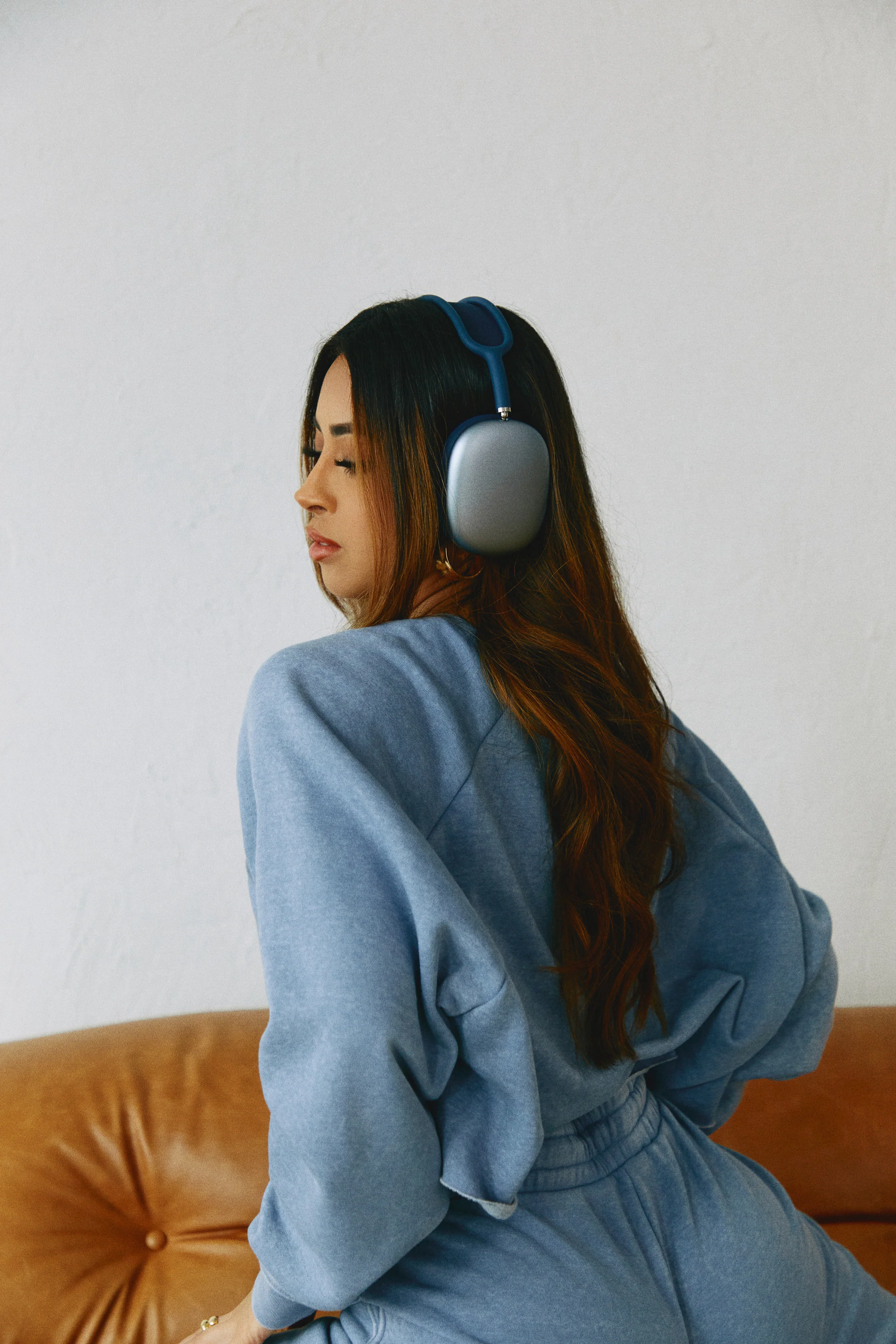 Cozy Moments Crop Sweater - Blue - Image 5