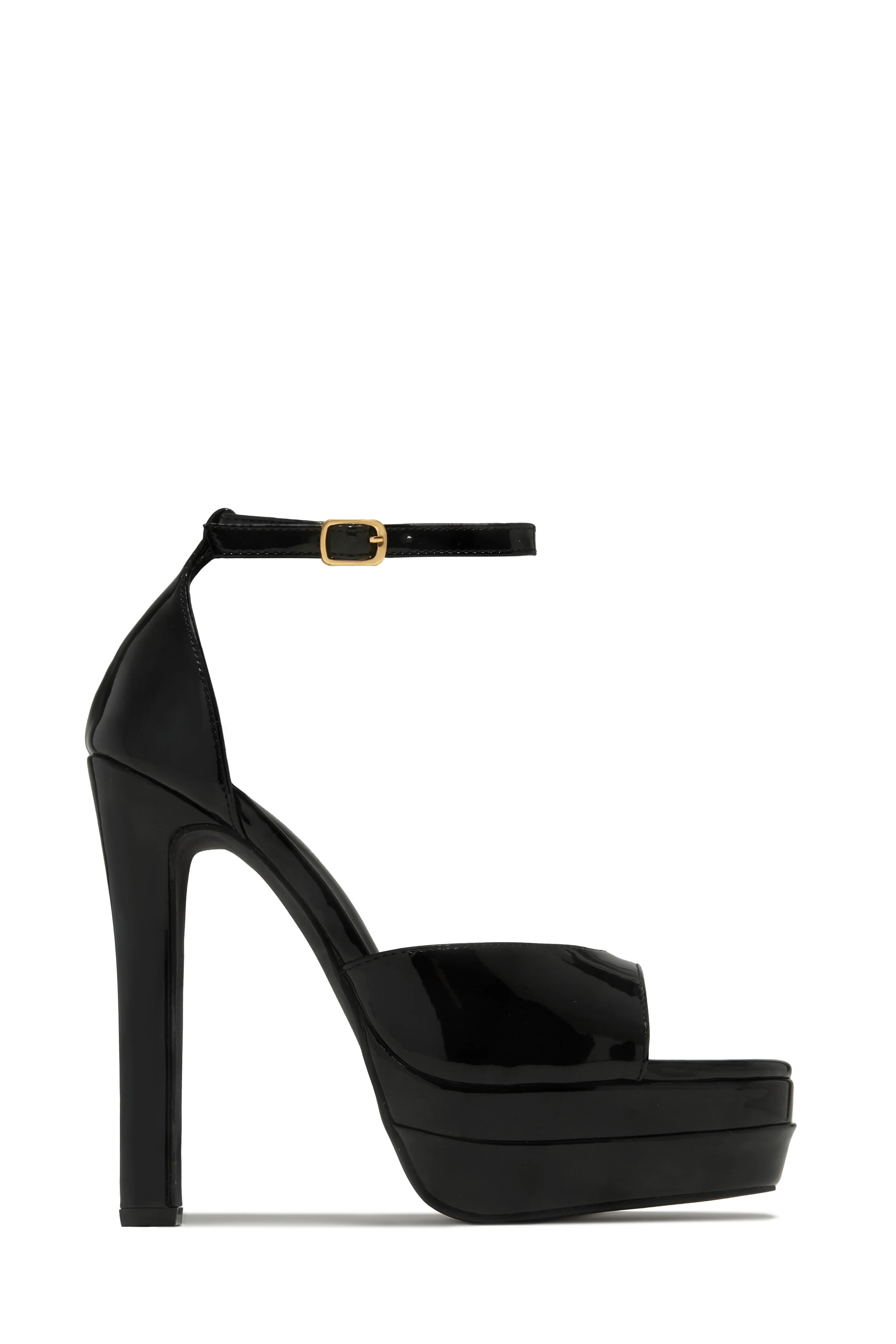 Delilah Platform High Heels - Black - Image 4