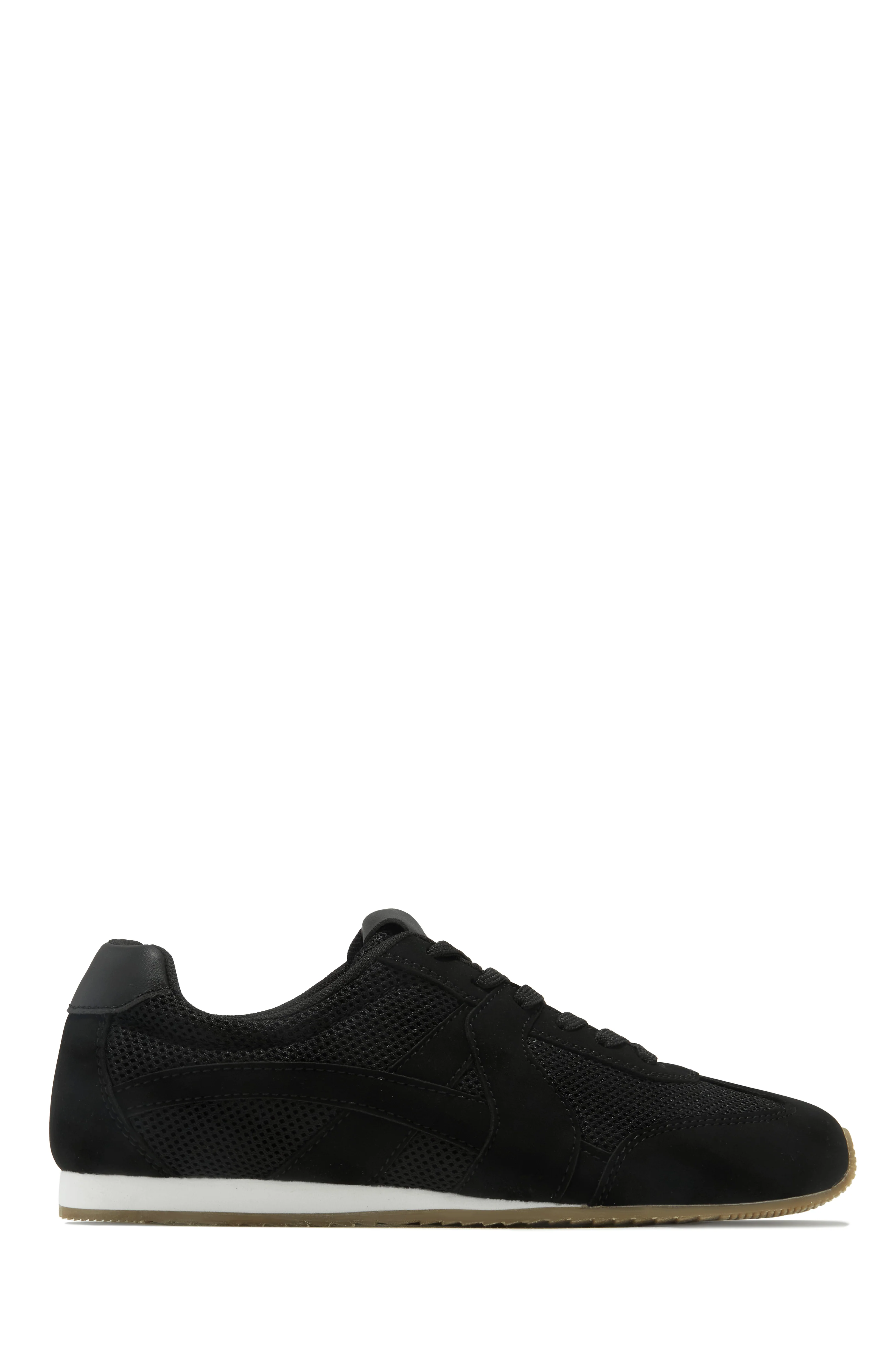 Downtown Stroll Lace Up Sneakers - Black - Image 11