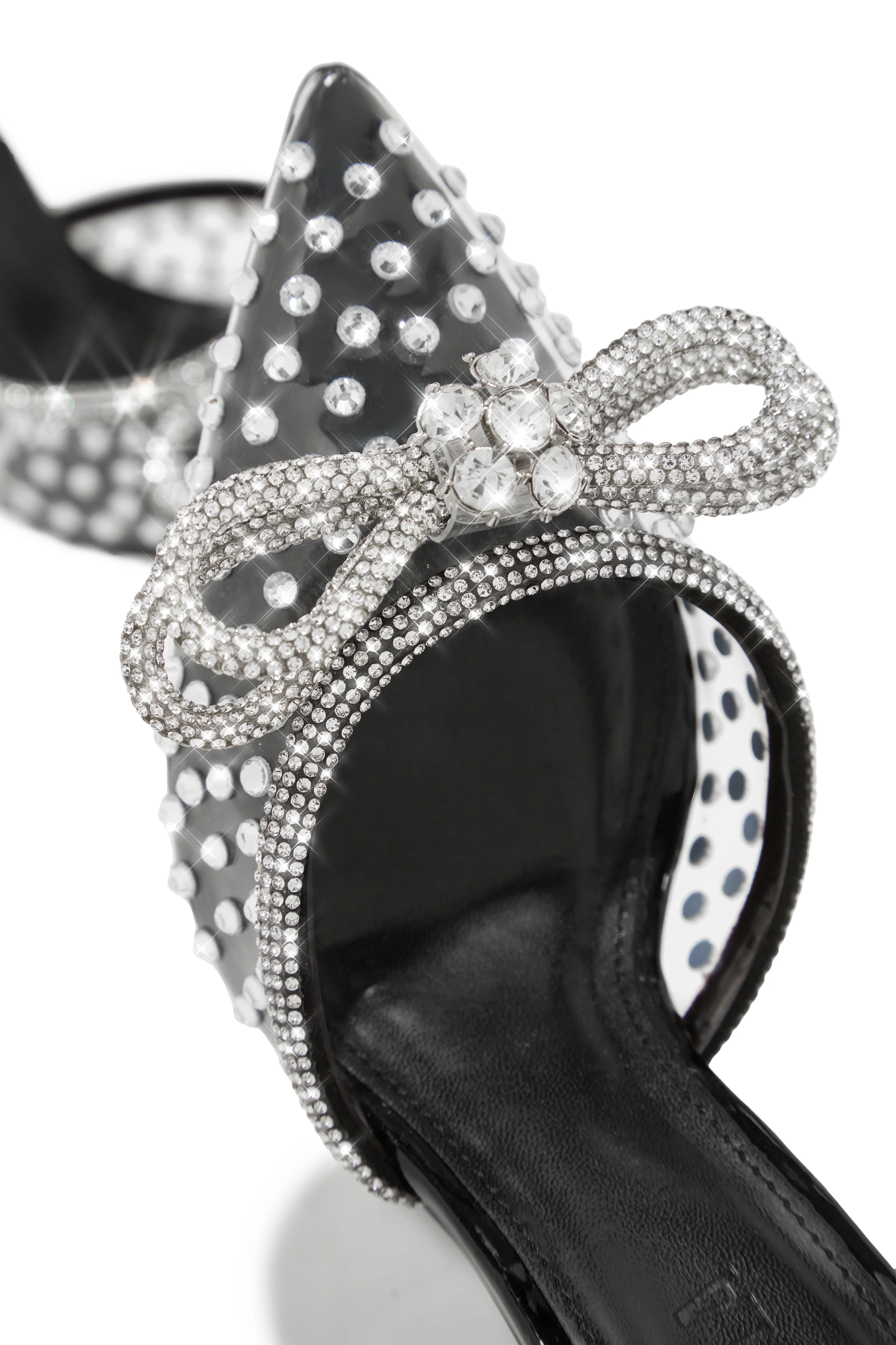 Elina Embellished Ankle Strap Pumps - Black - Image 2