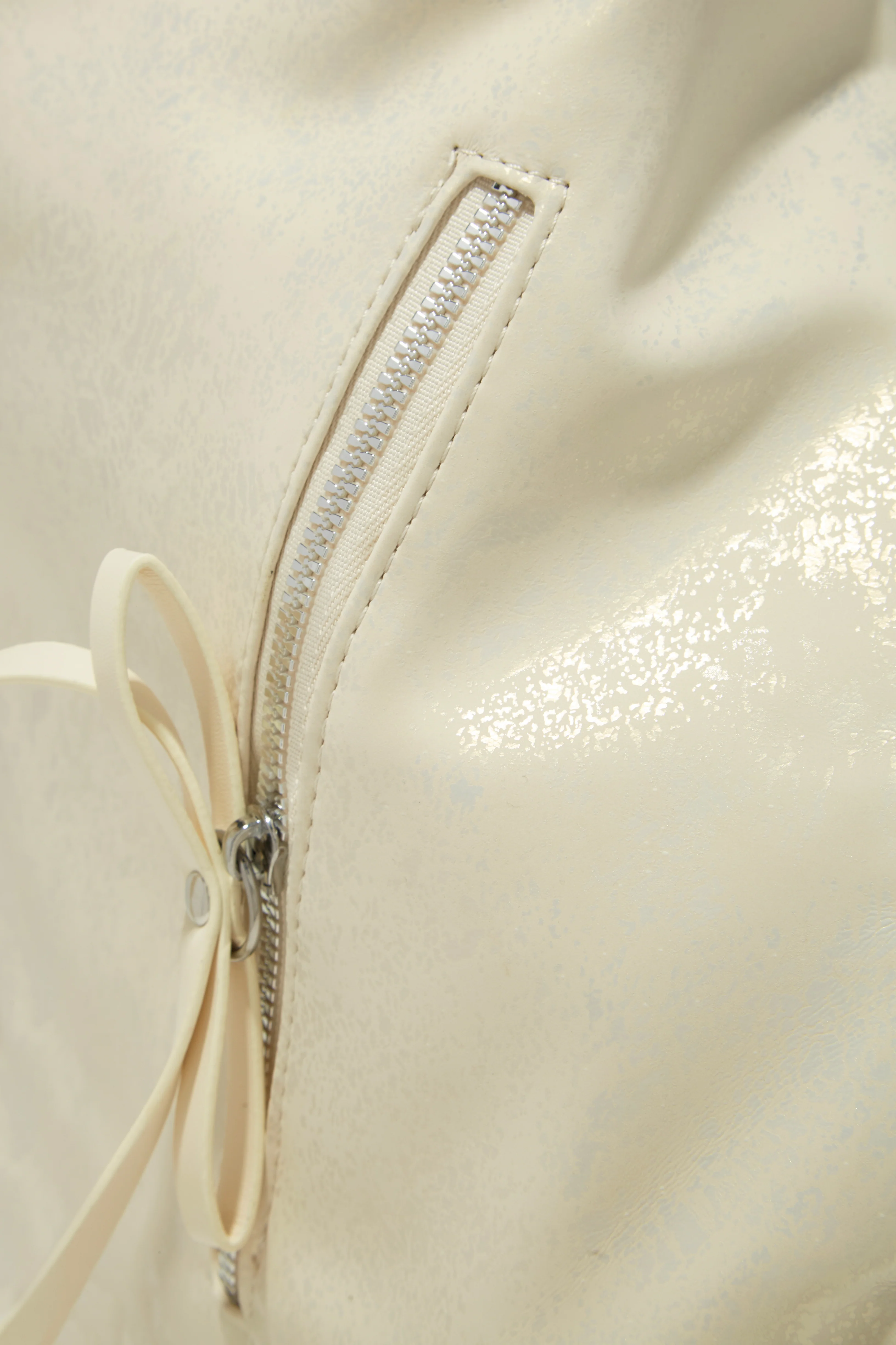 Elina Multi Wear Backpack Shoulder Bag - Cream - Image 5