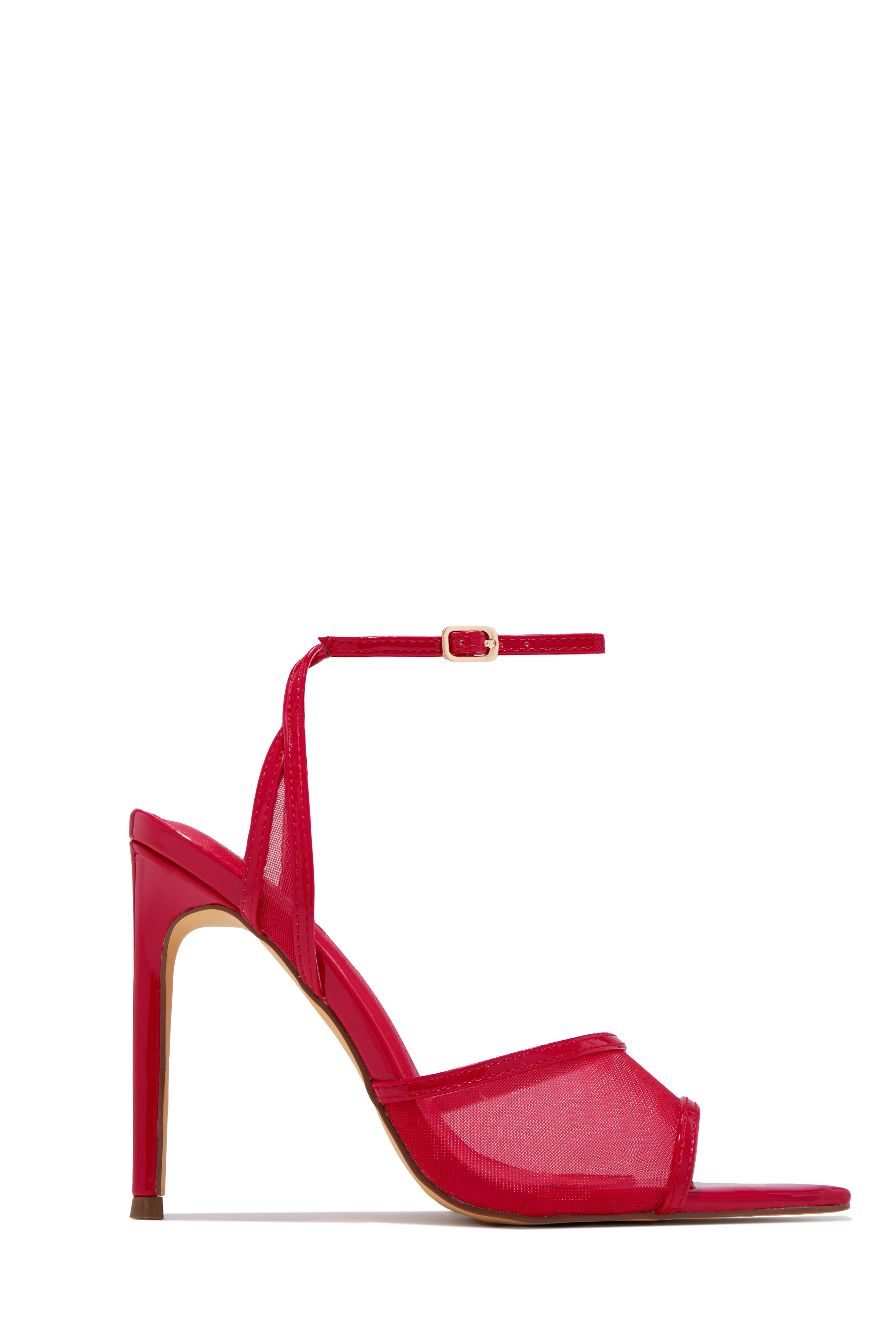 Eliyah Single Sole High Heels - Red - Image 4