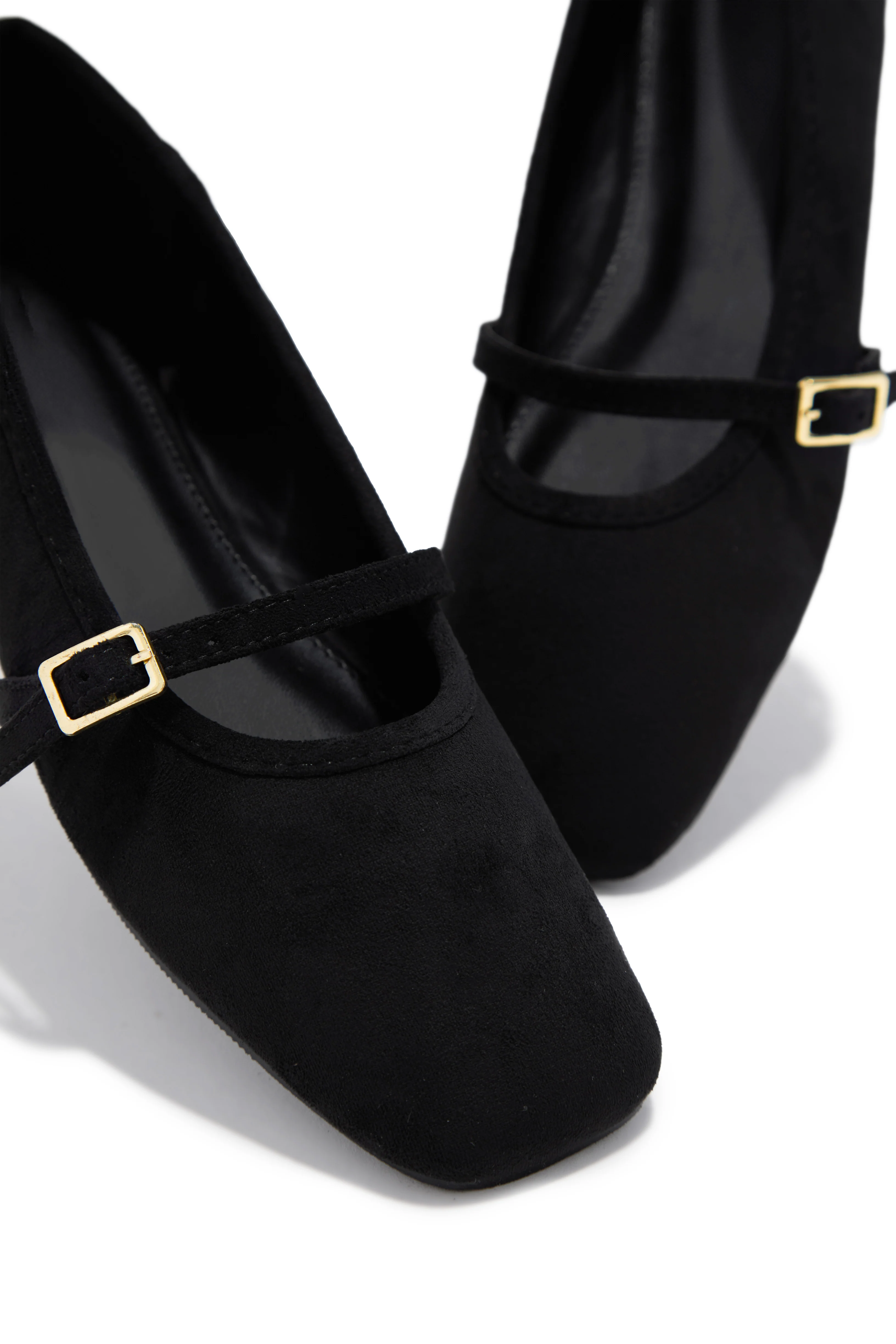 Ellie Mary Jane Flats - Black - Image 2