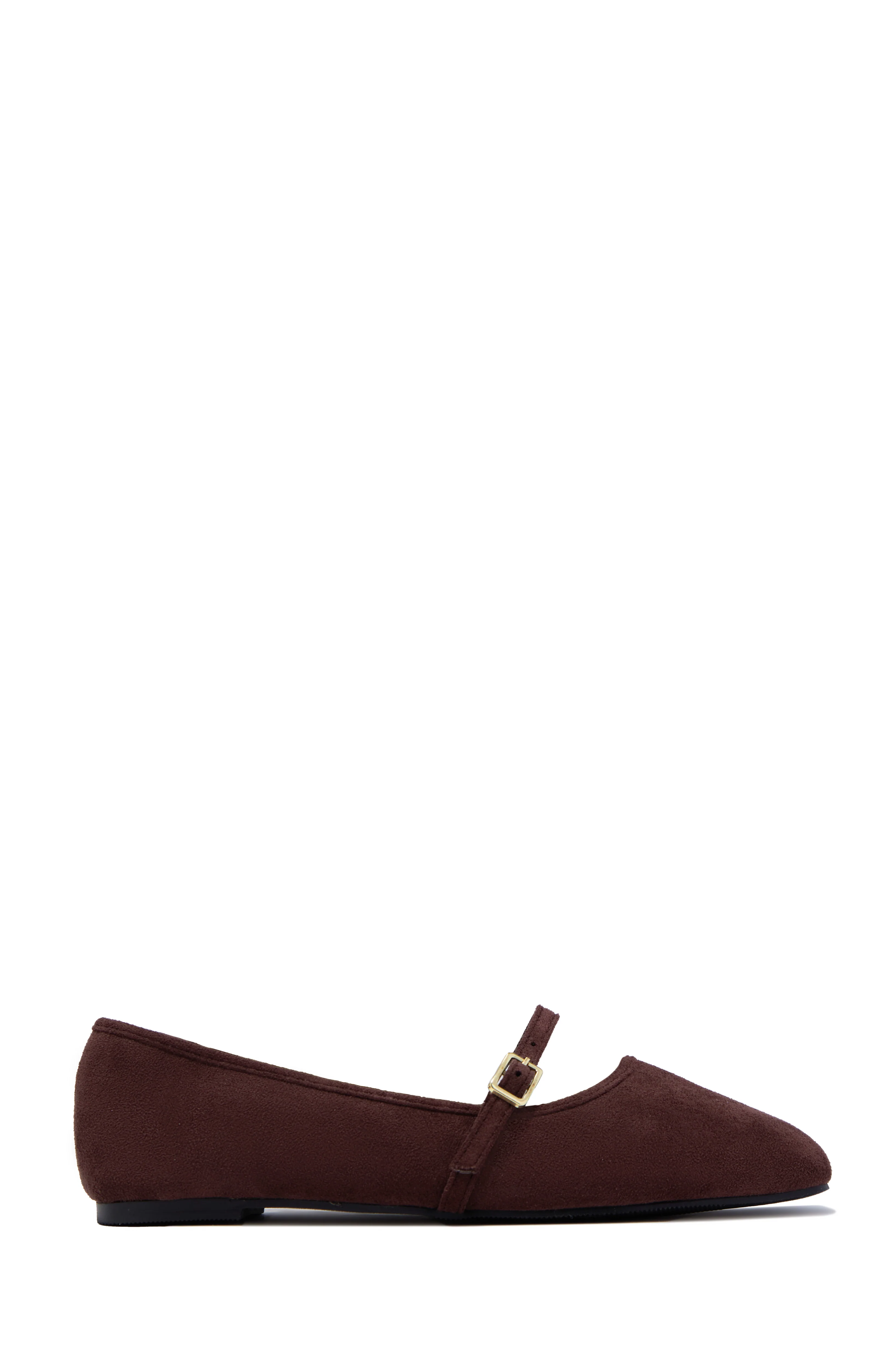 Ellie Mary Jane Flats - Brown - Image 4