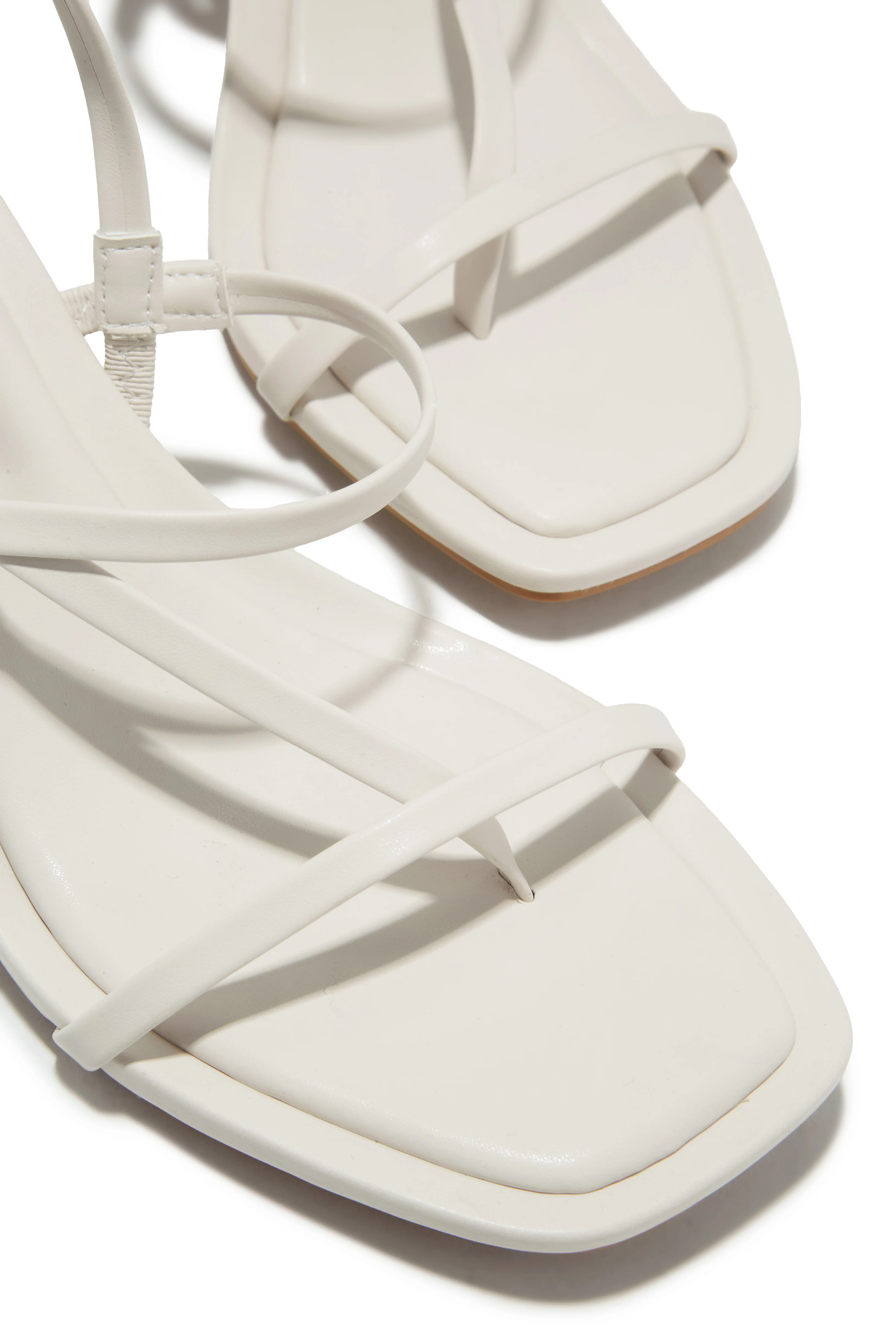 Elsie Slingback Mid Heels - Ivory - Image 3