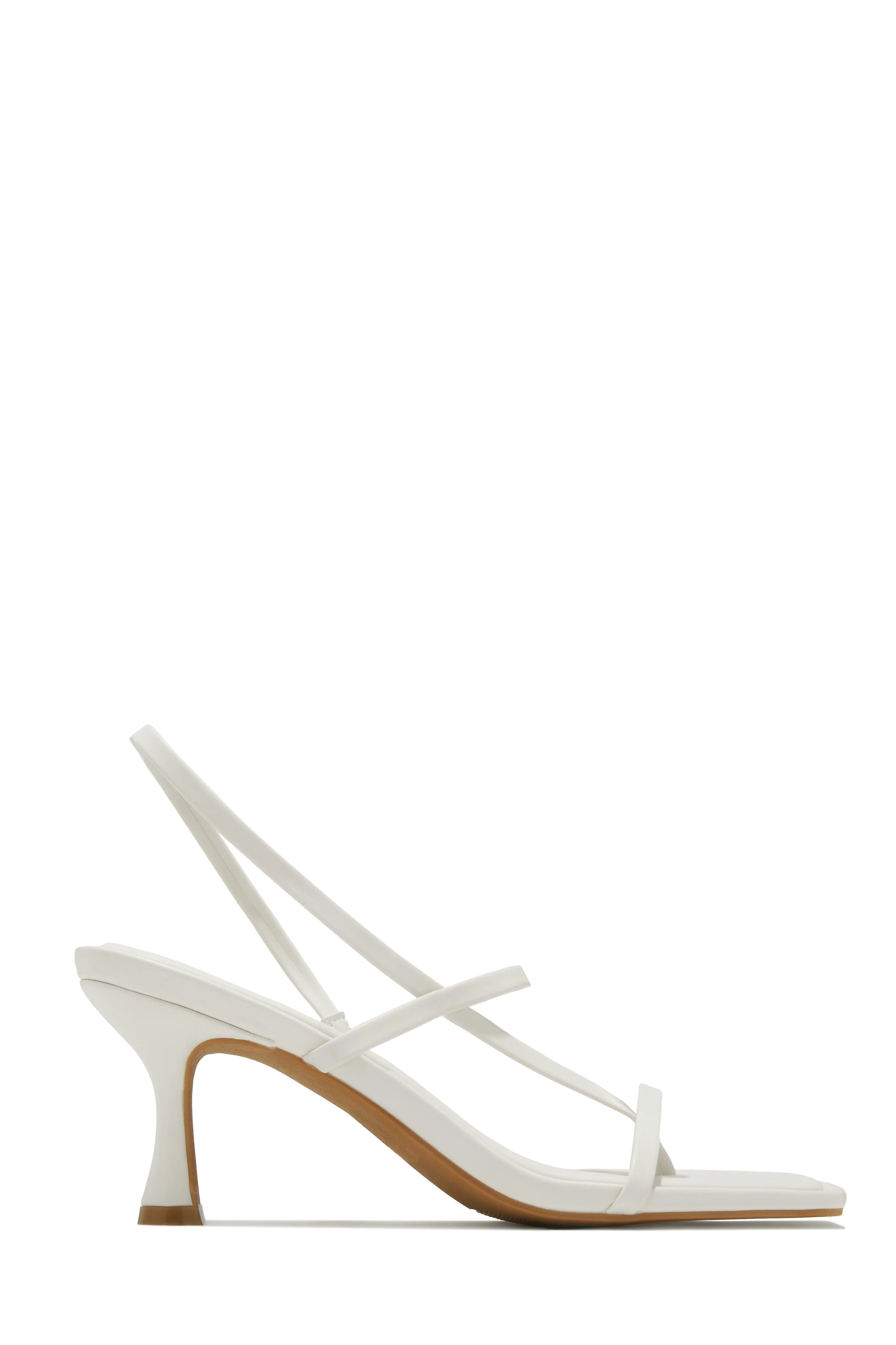 Elsie Slingback Mid Heels - Ivory - Image 5