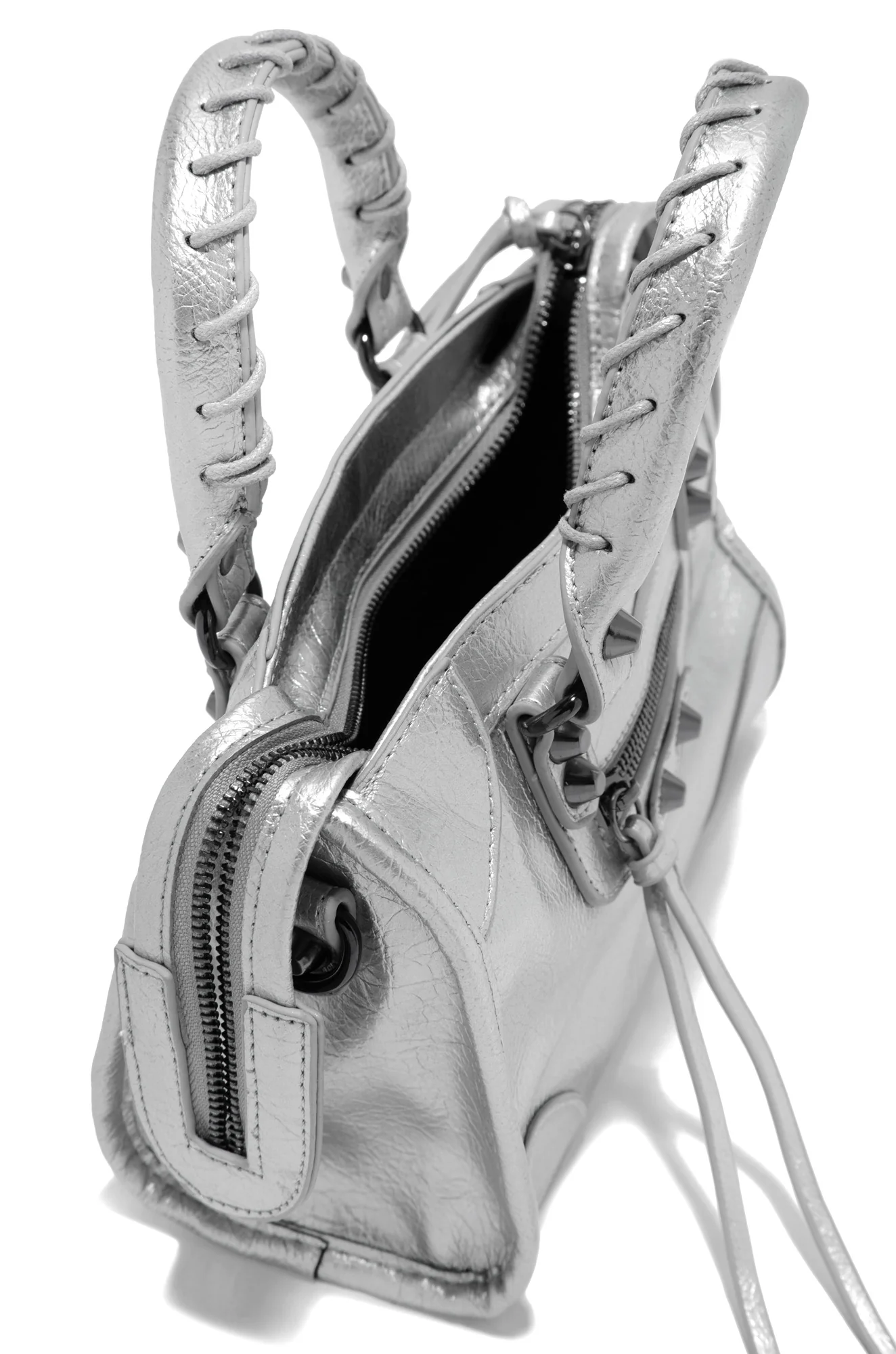 Natalie Crossbody Shoulder Bag - Silver - Image 10
