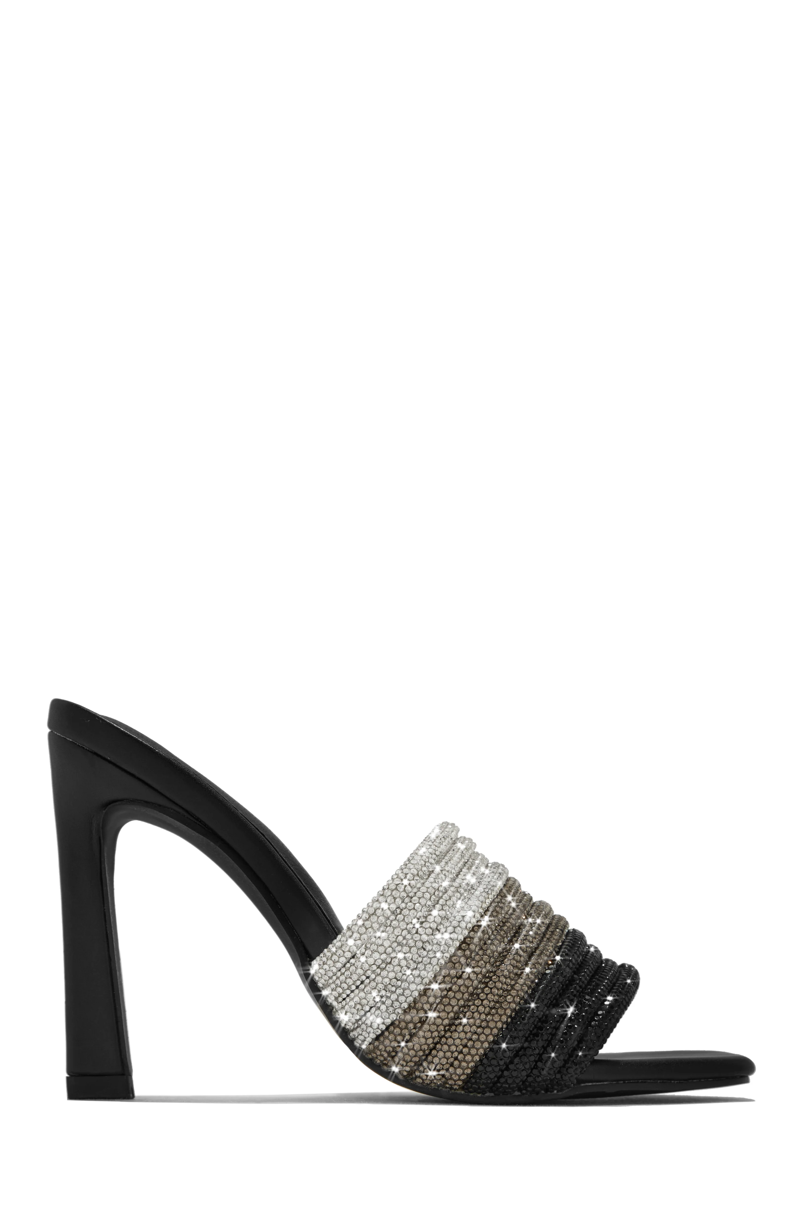 Feeling Myself Embellished High Heel Mules - Pink - Image 7