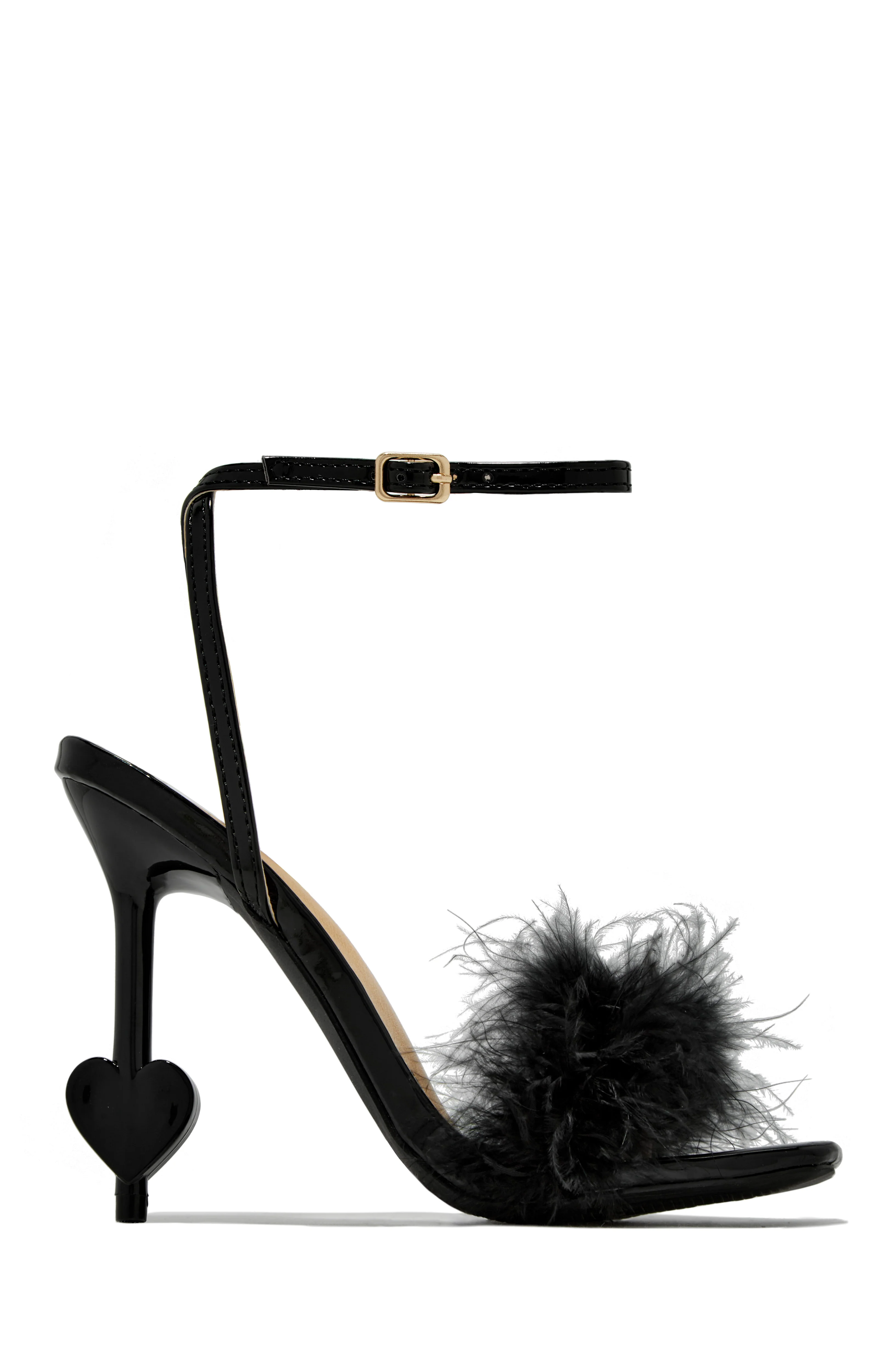 Forever and Always Faux Fur High Heels - Pink - Image 7