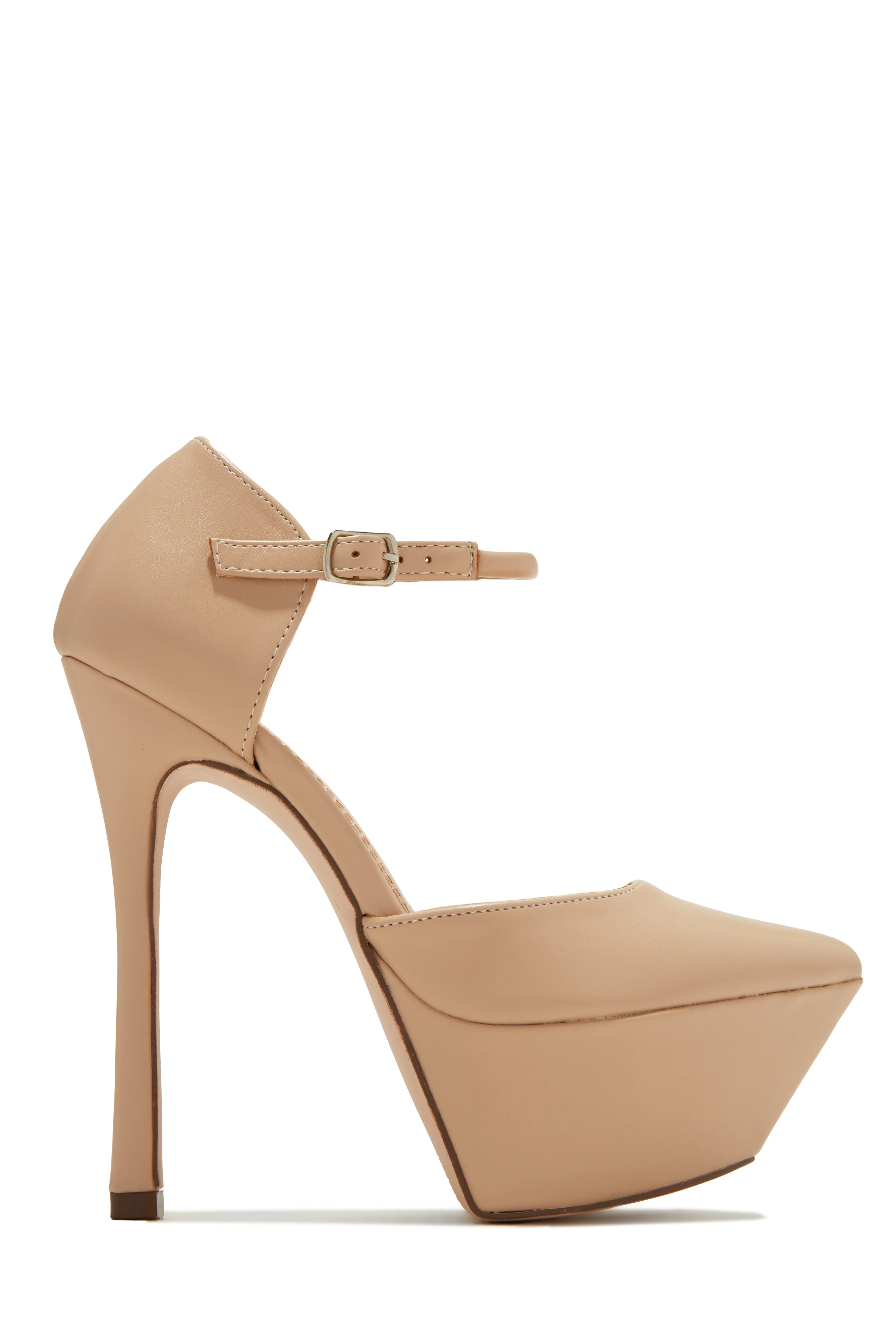Giada Platform High Heels - Gold - Image 7
