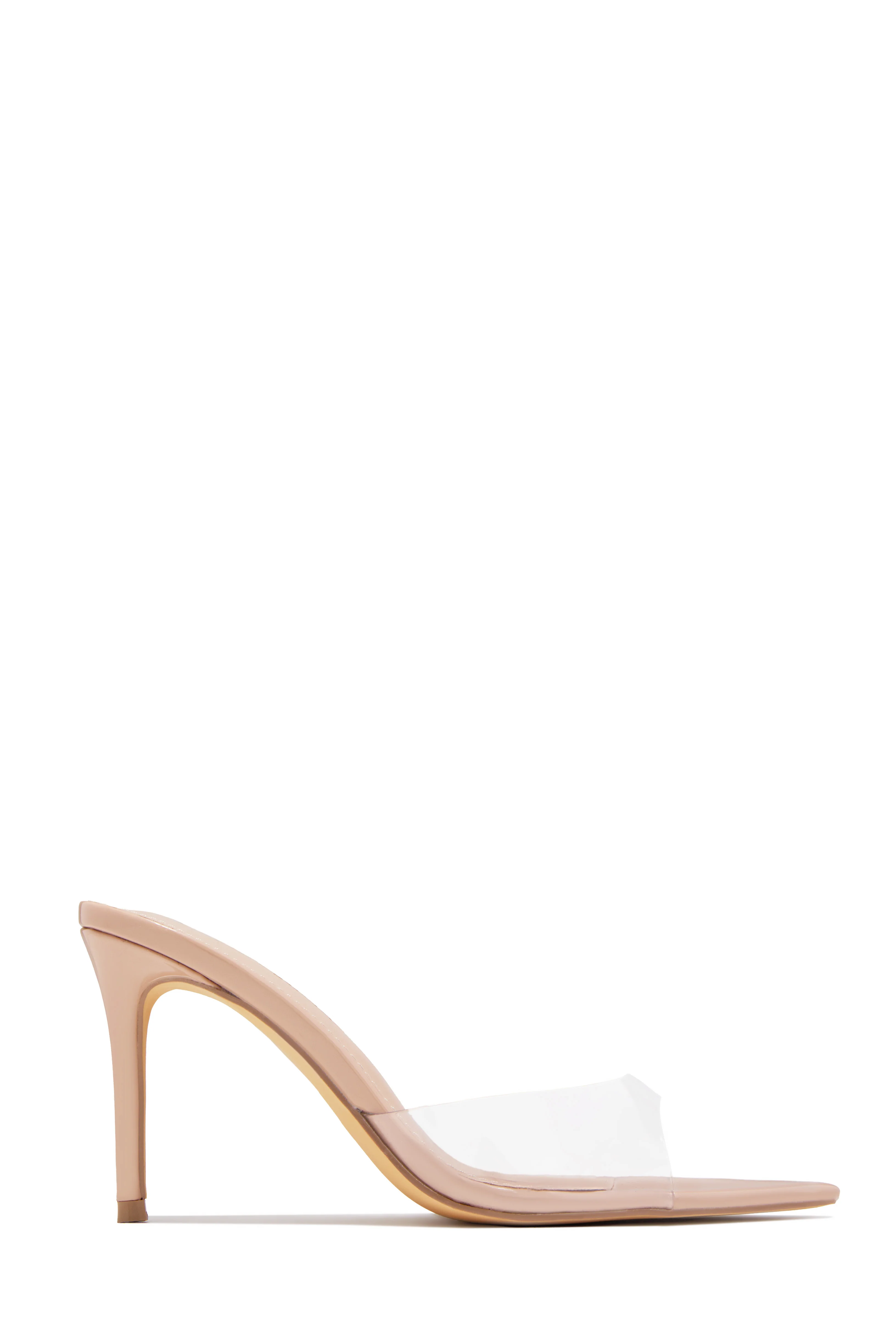 Gianna Mule Heels - Nude Clear - Image 2