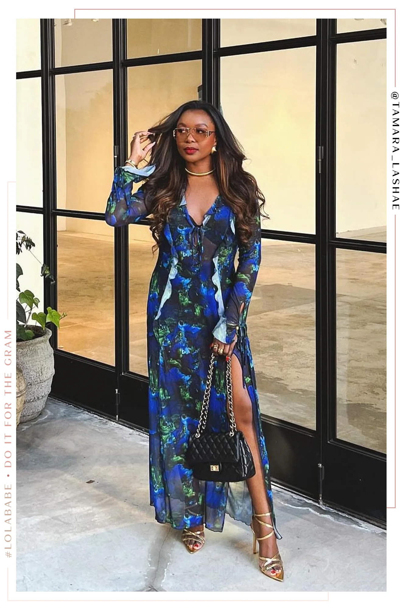 Gisella Mesh Maxi Dress Cover Up - Black - Image 5